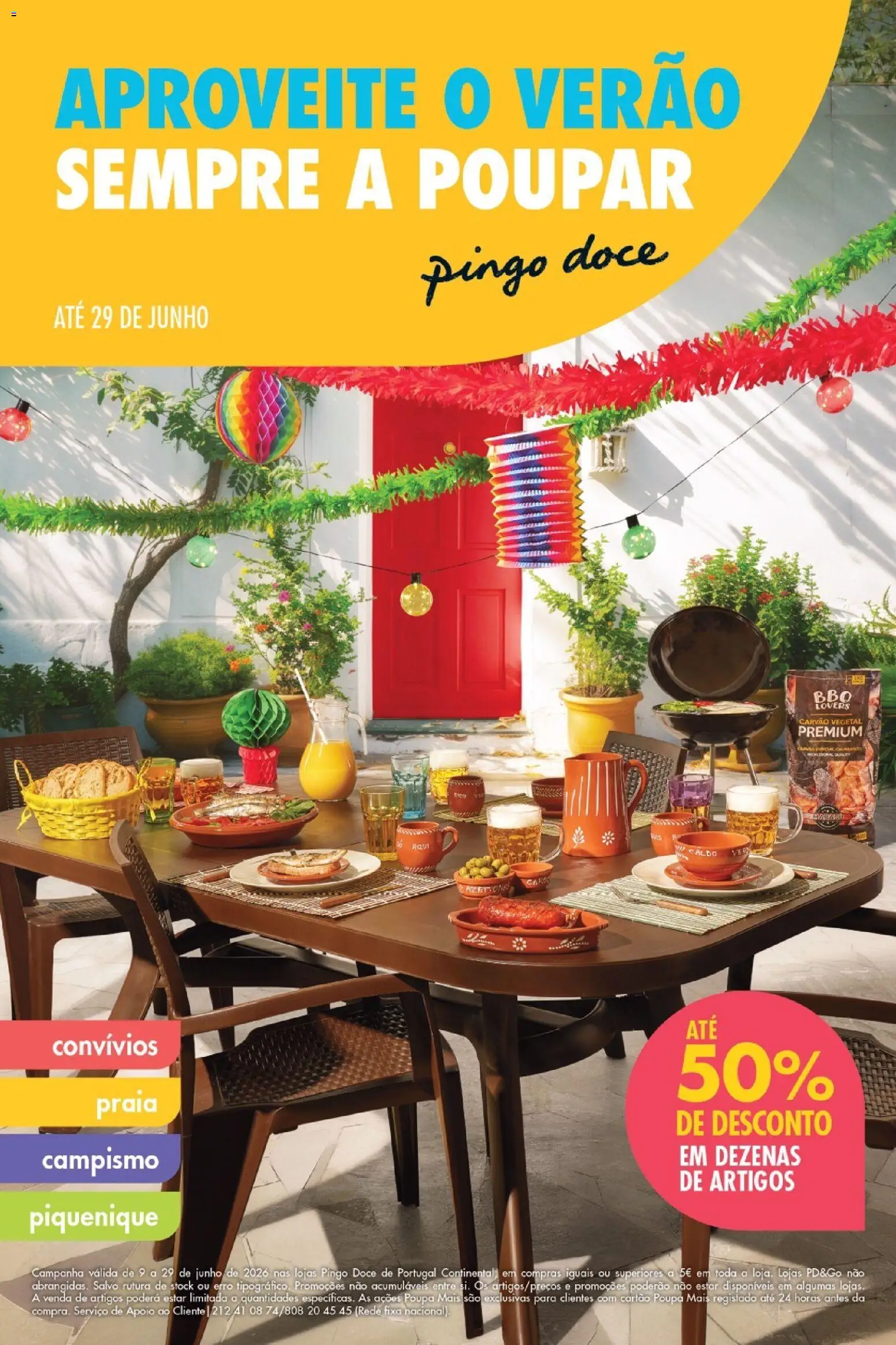 Pingo Doce Bazar Verão │ válido de 09.06.2026 | Página: 1 | Produtos: Carvão vegetal