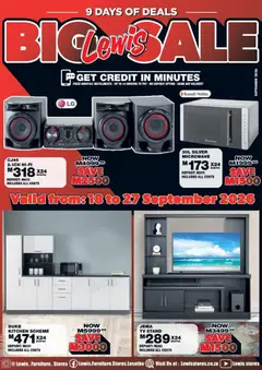 Lewis Stores specials catalogue – valid from 18/09/2026