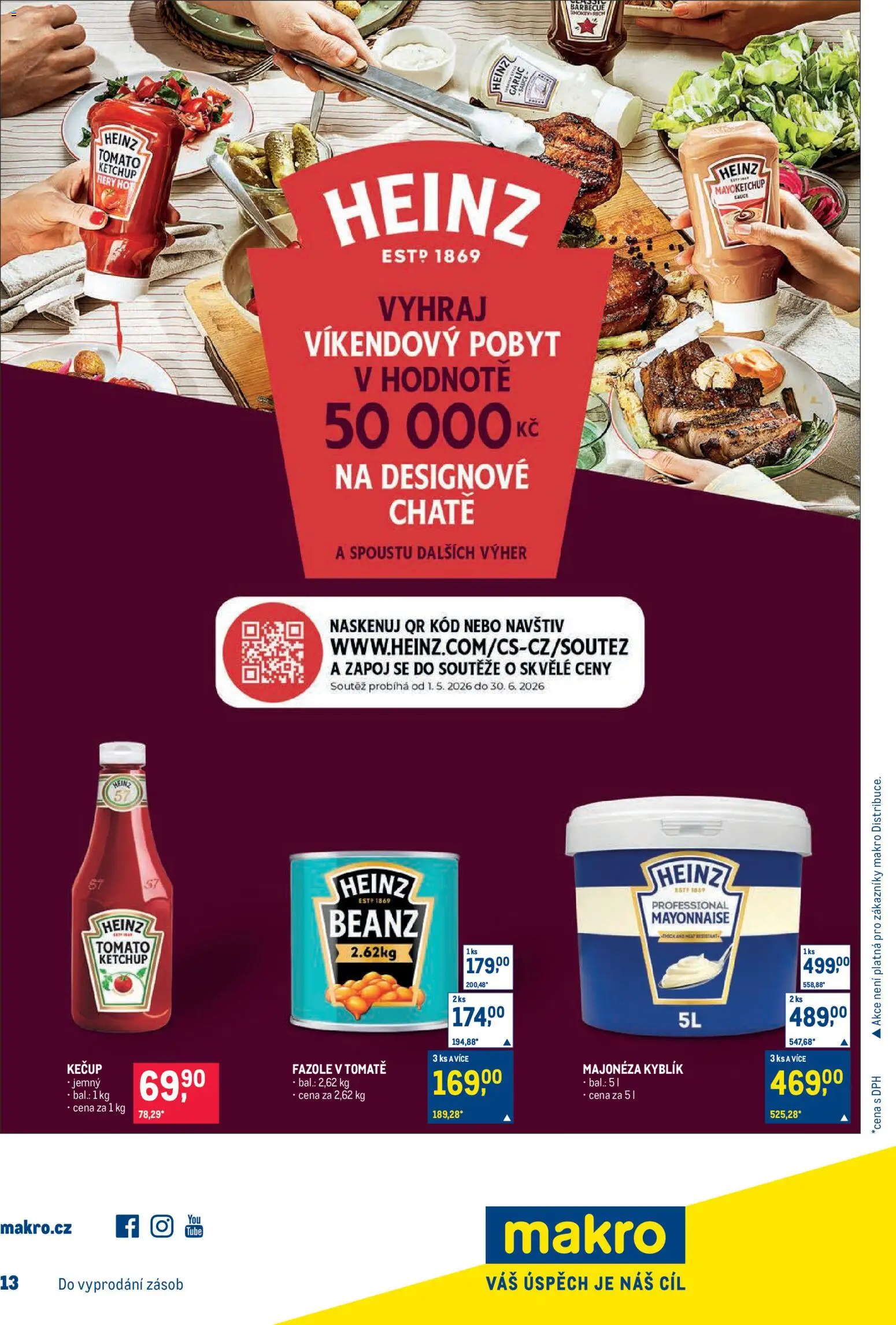 Makro leták - Pro milovníky jídla od 03.06.2026 | Strana: 27 | Produkty: Kečup, Majonéza, Fazole
