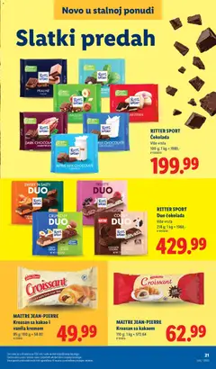 RITTER SPORT PRALINE NUGAT, 100 g e - pregled Lidl kataloga - važi od 03.08.2026 | Strana: 21 | Proizvode: Kakao, Vanila, Kroasan, Čokolada