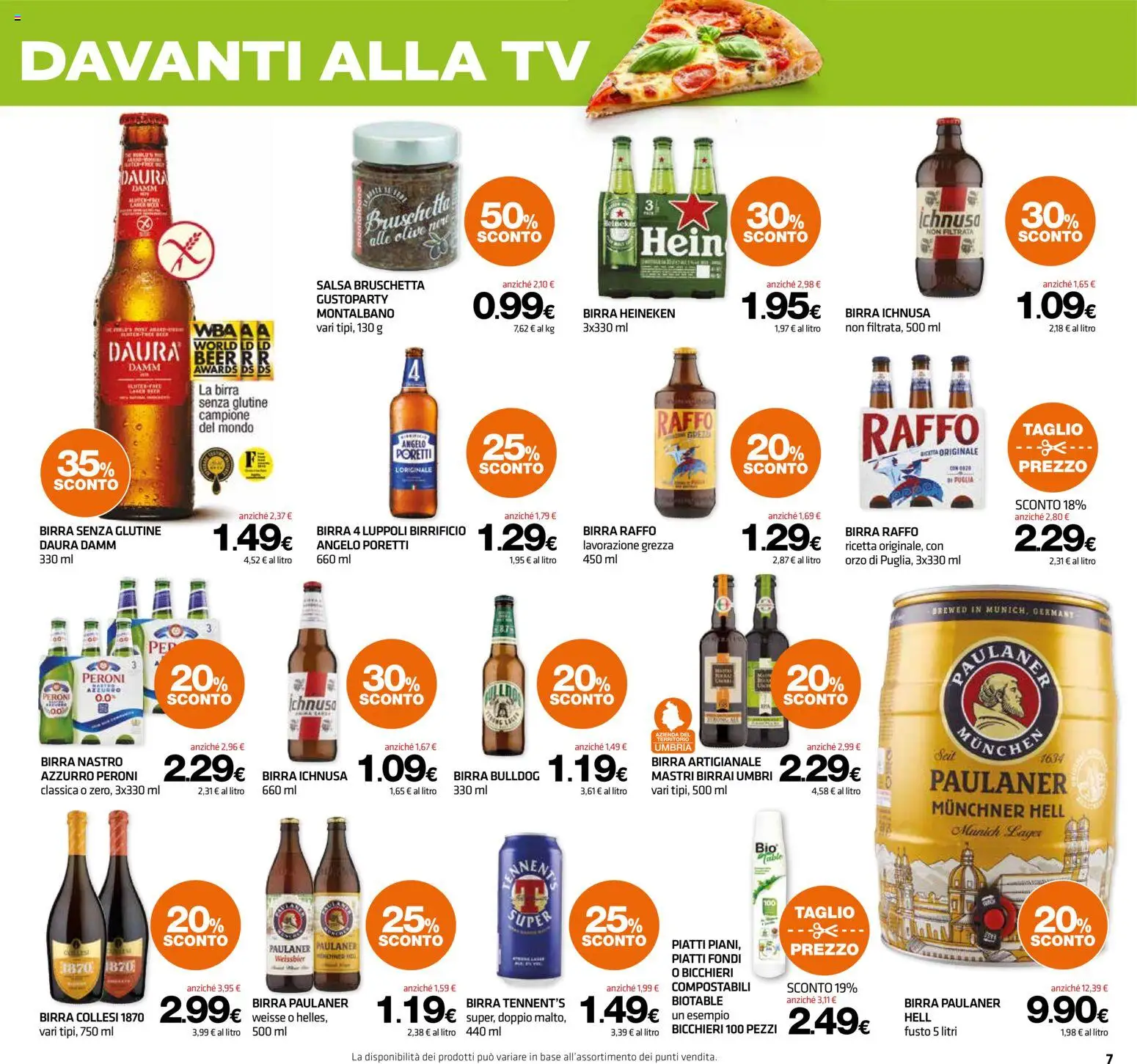 Volantino Superconti del 04.06.2026 | Pagina: 7 | Prodotti: Tennent's, Birra, Salsa, Olive