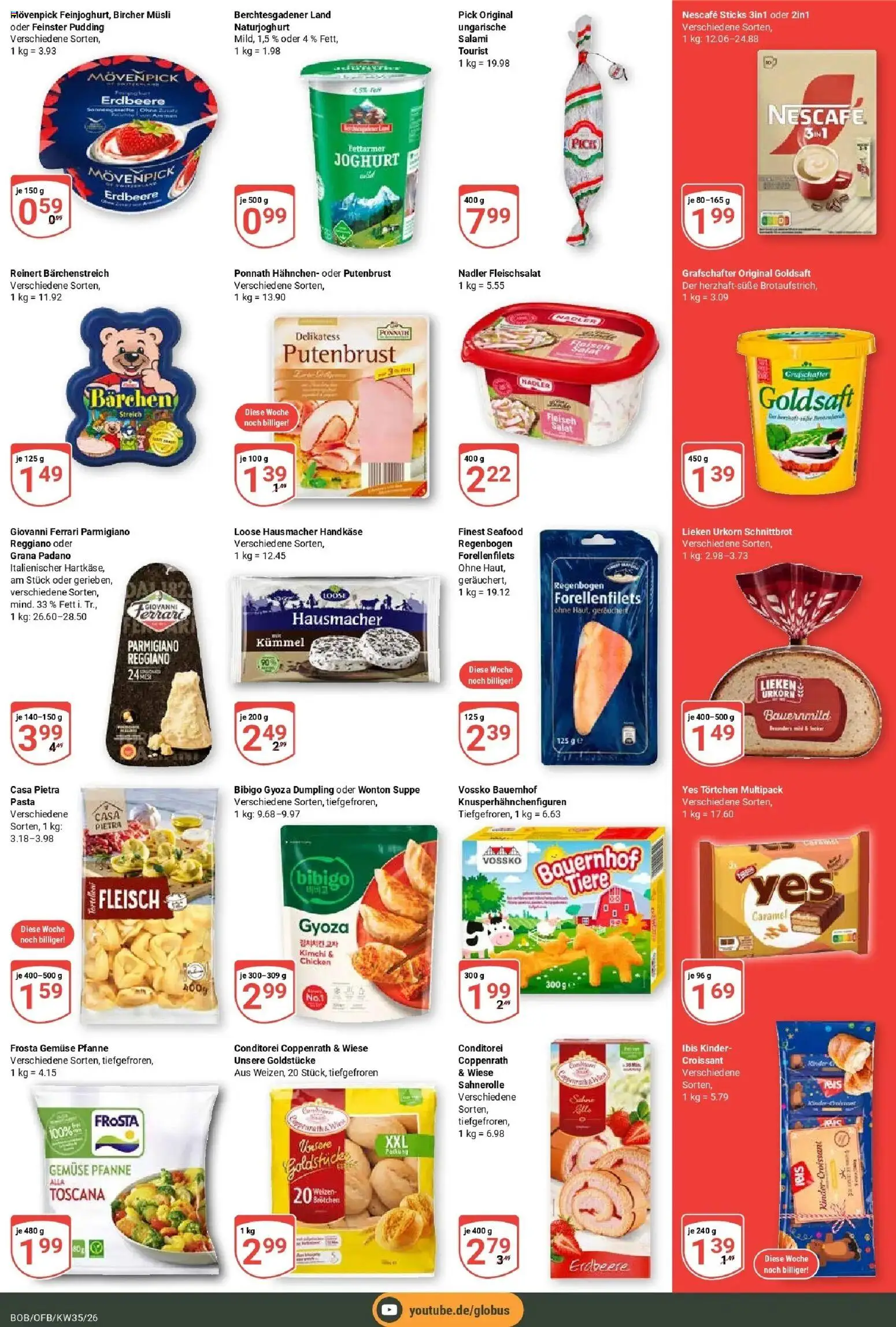 Globus Prospekt Bobenheim-Roxheim (ab 24.08.2026) » Angebote online | Seite: 5 | Produkte: Grana Padano, Gemüse, Pasta, Fleisch