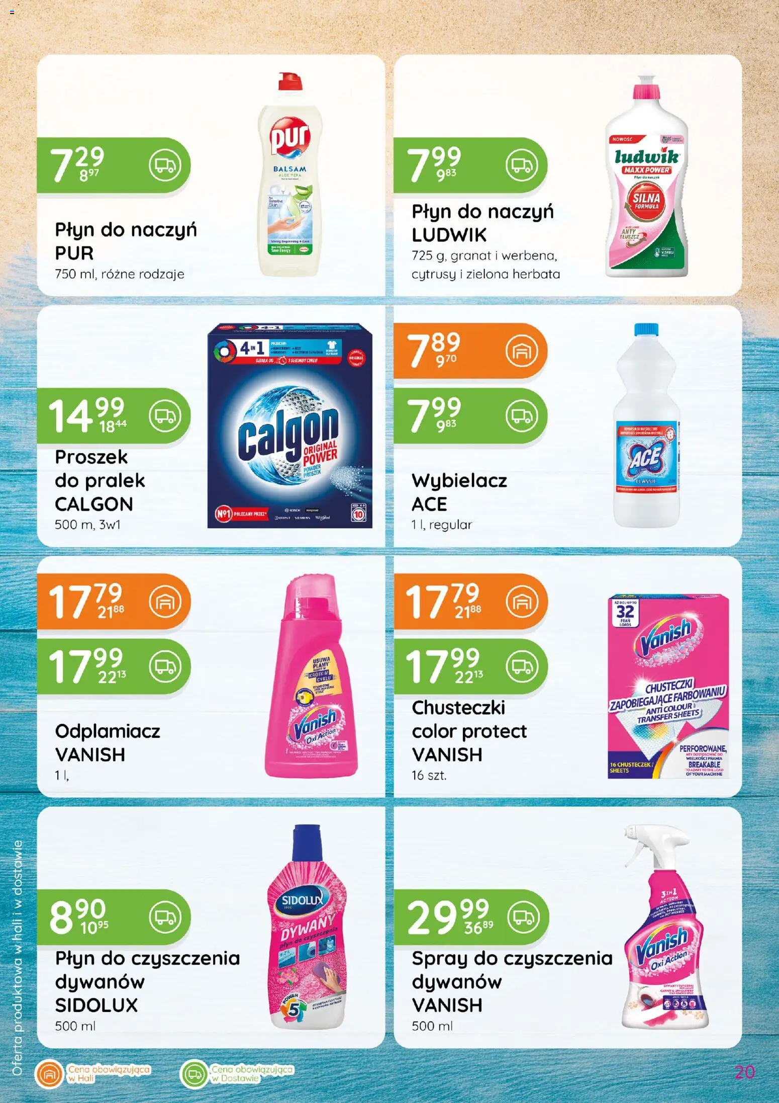 Eurocash gazetka - Katalog Chemiczny od 02.07.2026 | Strona: 20 | Produkty: Vanish, Calgon, Herbata, Odplamiacz