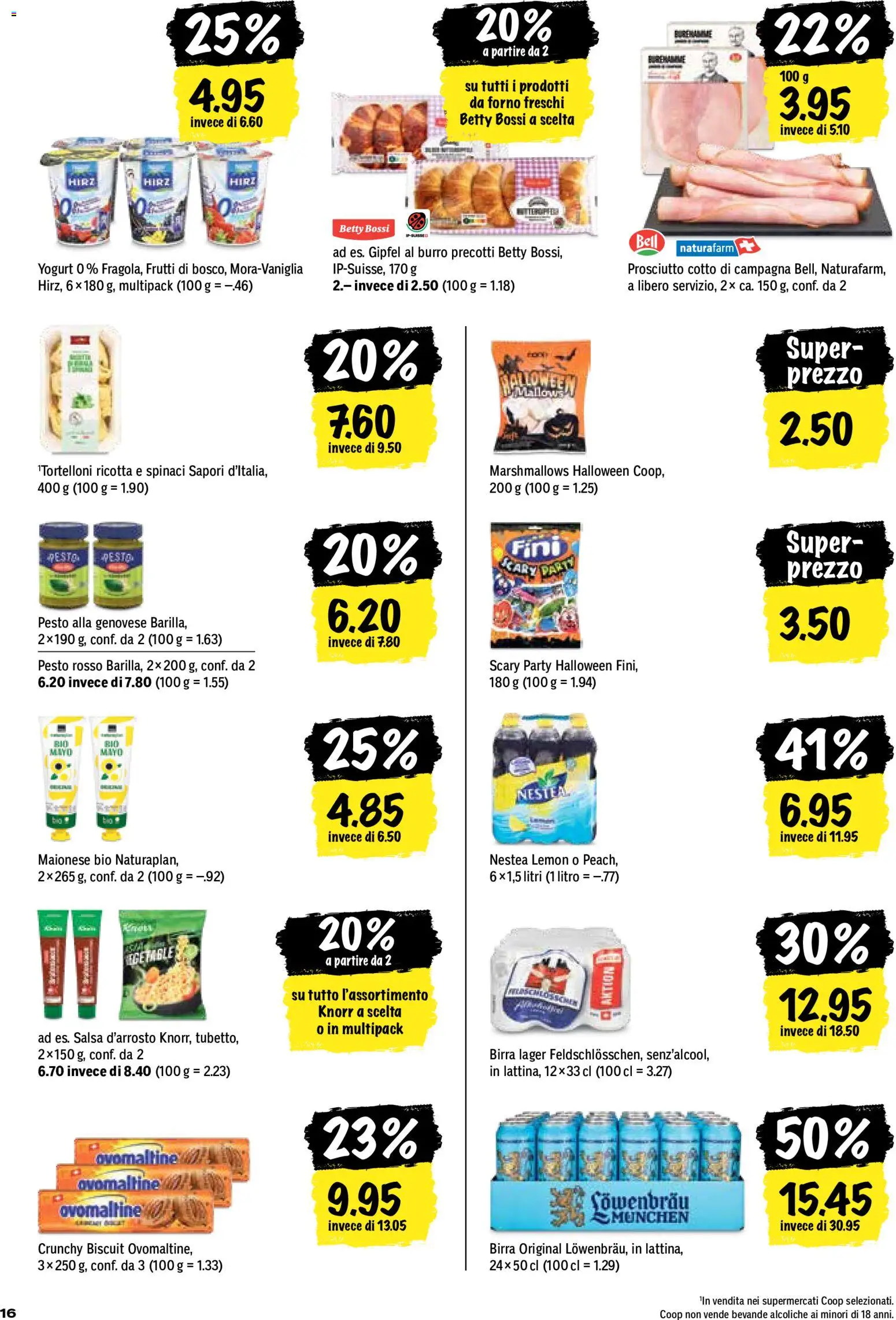 Coop aktionen IT – gültig ab 08.10.2026 | Seite: 16 | Produkte: Barilla, Mayonnaise, Ricotta