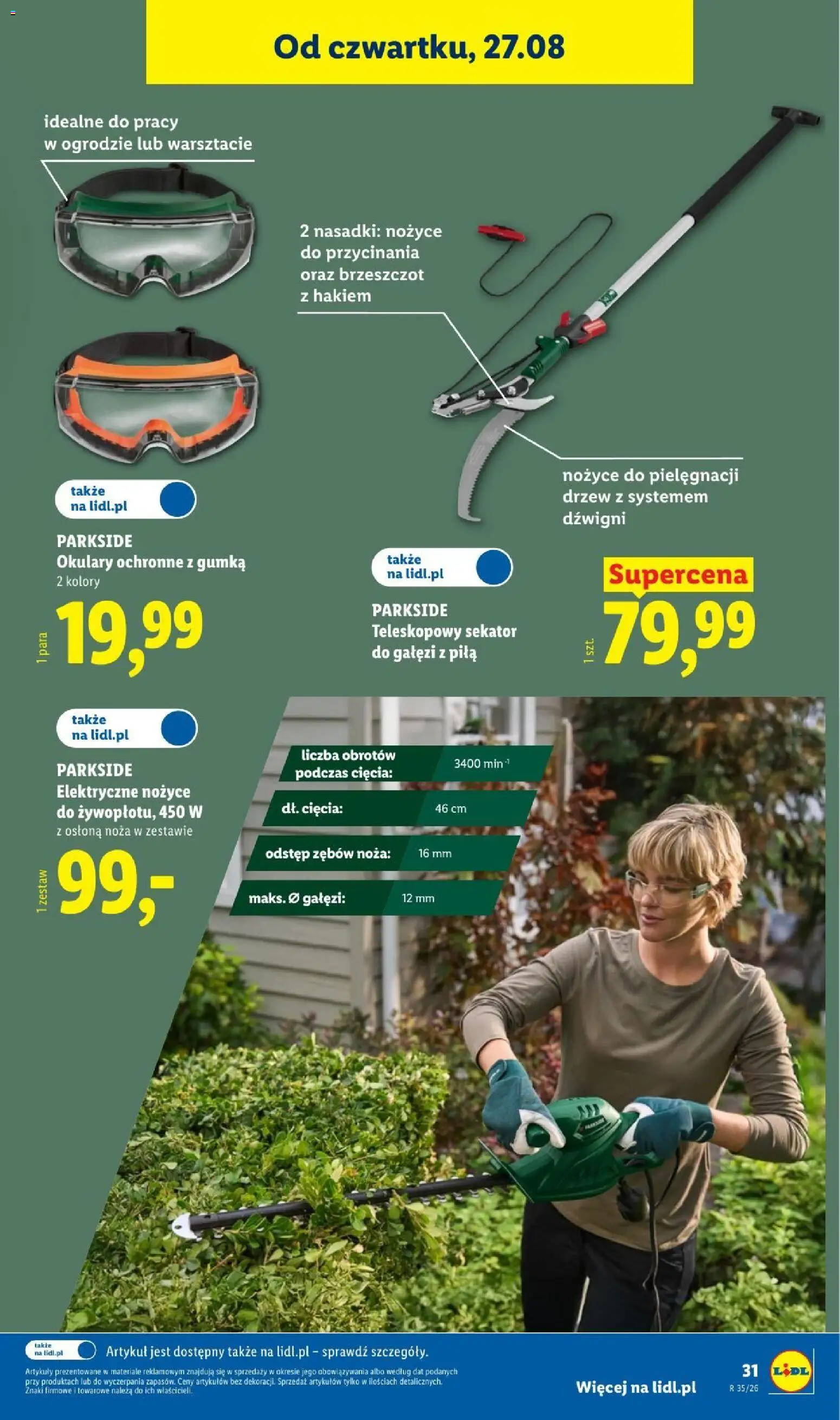 Lidl Katalog od 24.08.2026 | Strona: 37 | Produkty: Okulary, Sekator