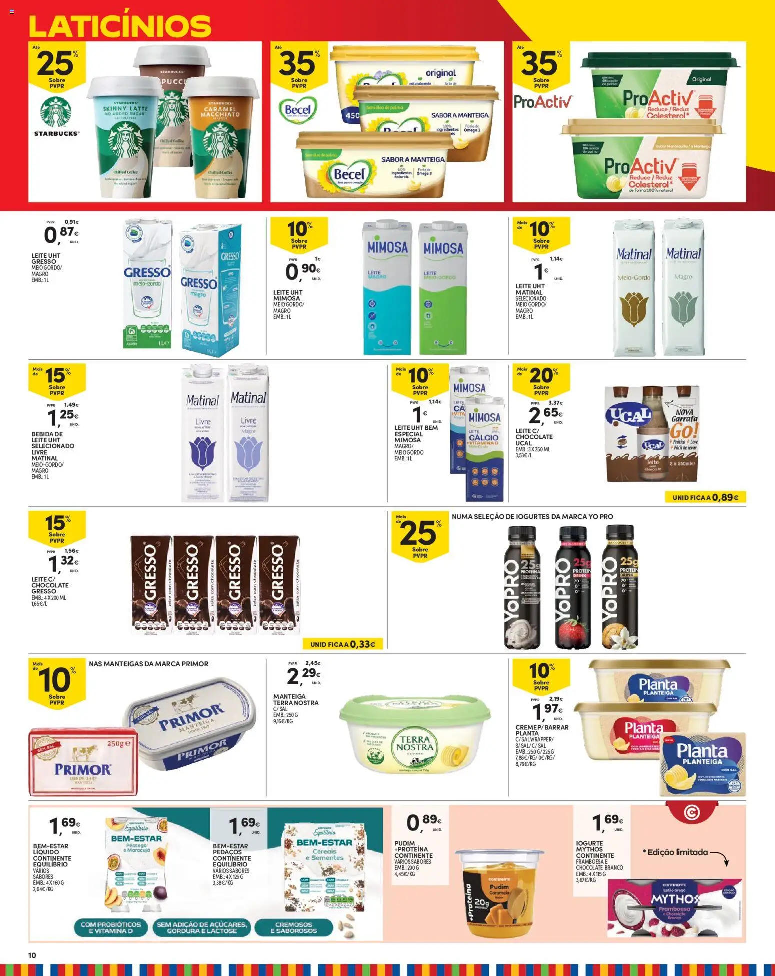 Continente Madeira │ válido de 04/08/2026 | Página: 10 | Produtos: Ômega 3, Probióticos, Vitamina d, Proteina