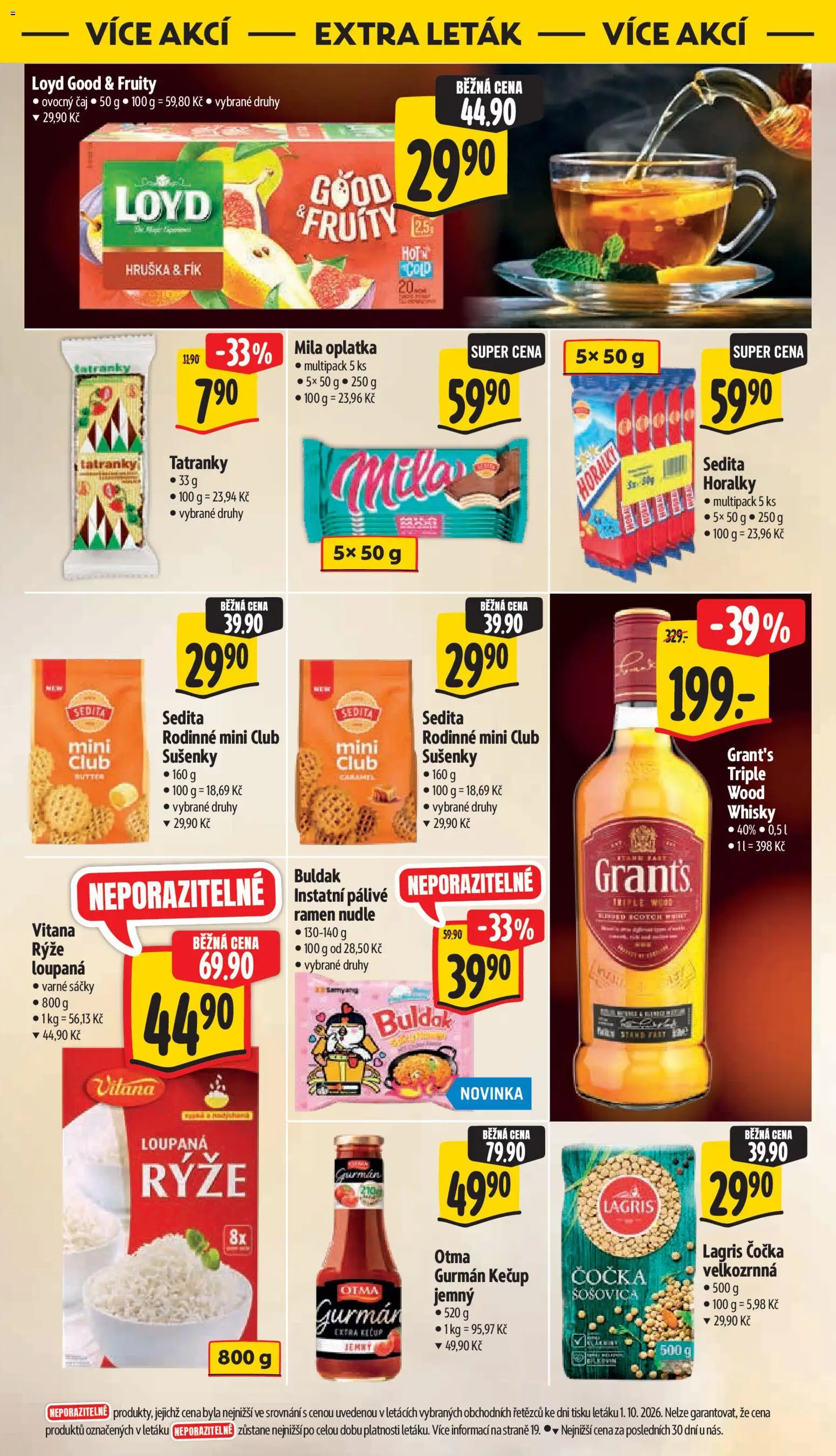Albert leták - Supermarket Frenštát pod Radhoštěm od 07.10.2026 | Strana: 45 | Produkty: Čočka, Rýže, Čaj, Cookies