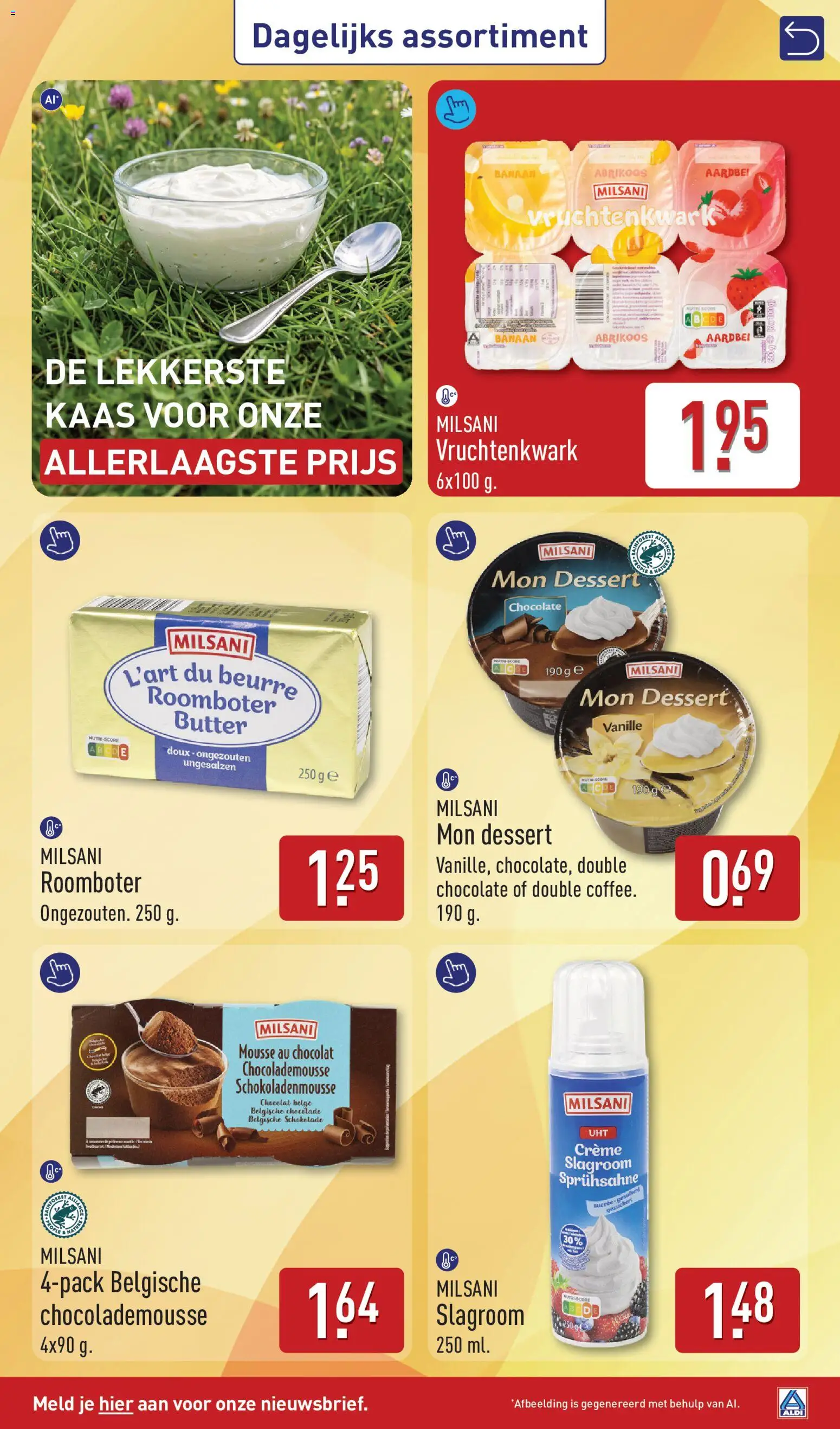 {H1} | Pagina: 45 | Producten: Chocolademousse, Dessert, Fruit, Crème