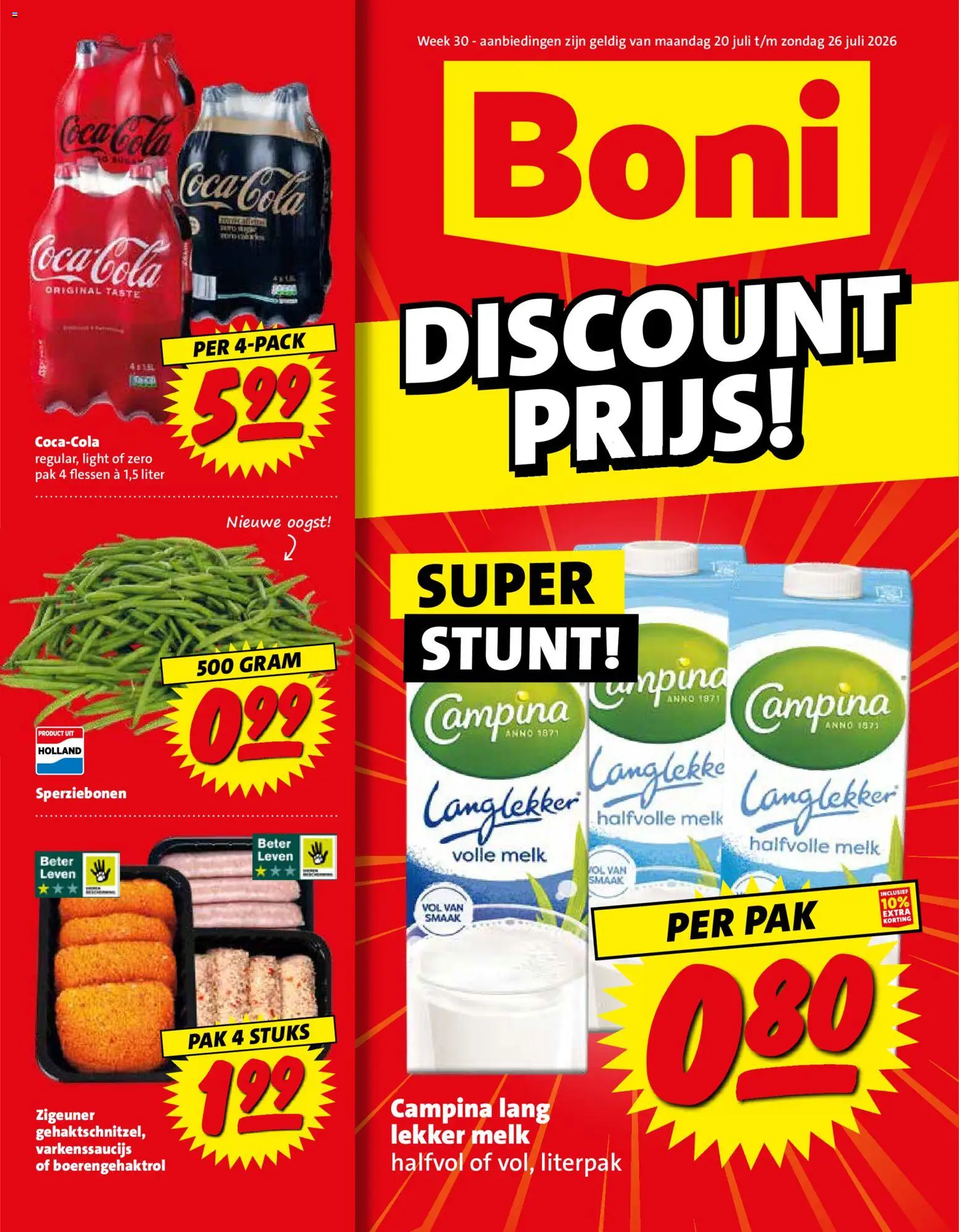 {H1} | Pagina: 1 | Producten: Melk, Coca Cola, Halfvolle Melk, Volle melk
