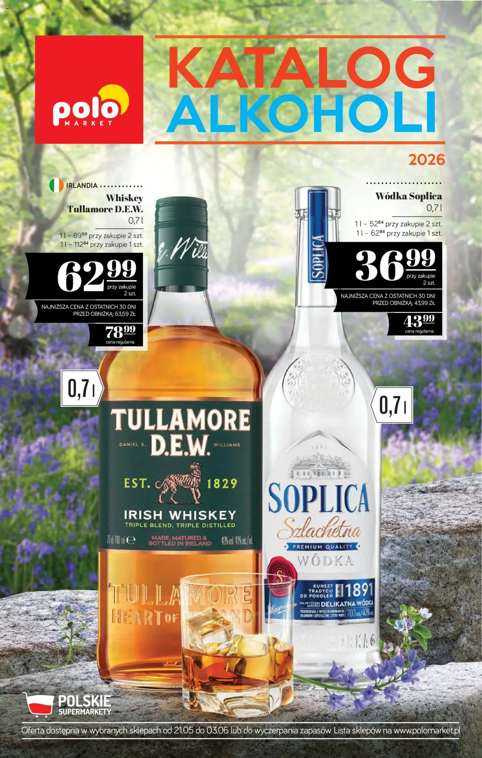 POLOmarket katalog - Alkoholi od 21.05.2026 | Strona: 1 | Produkty: Wódka