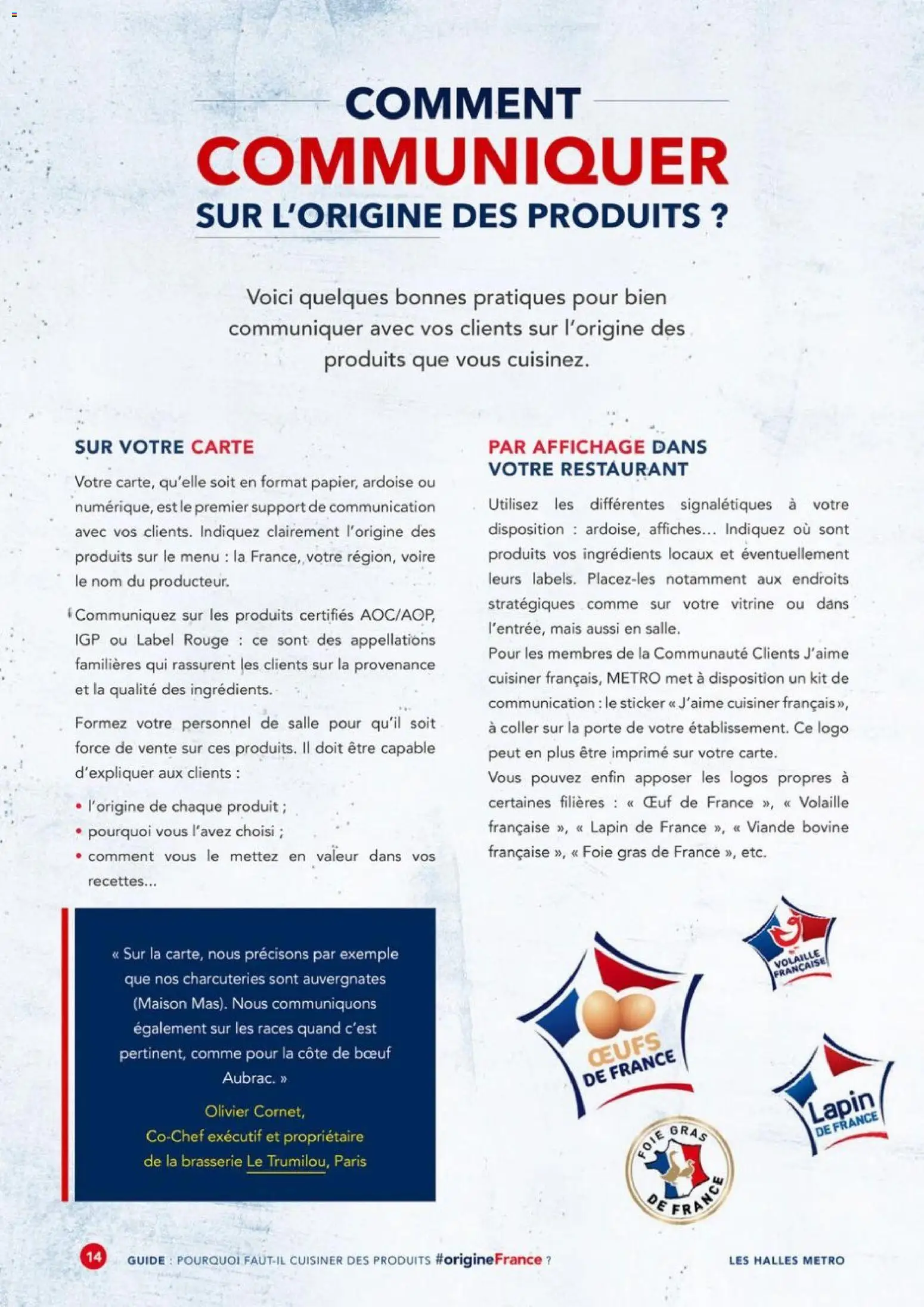 {H1} | Page: 14 | Produits: Porte, Œufs, Viande, Viande bovine