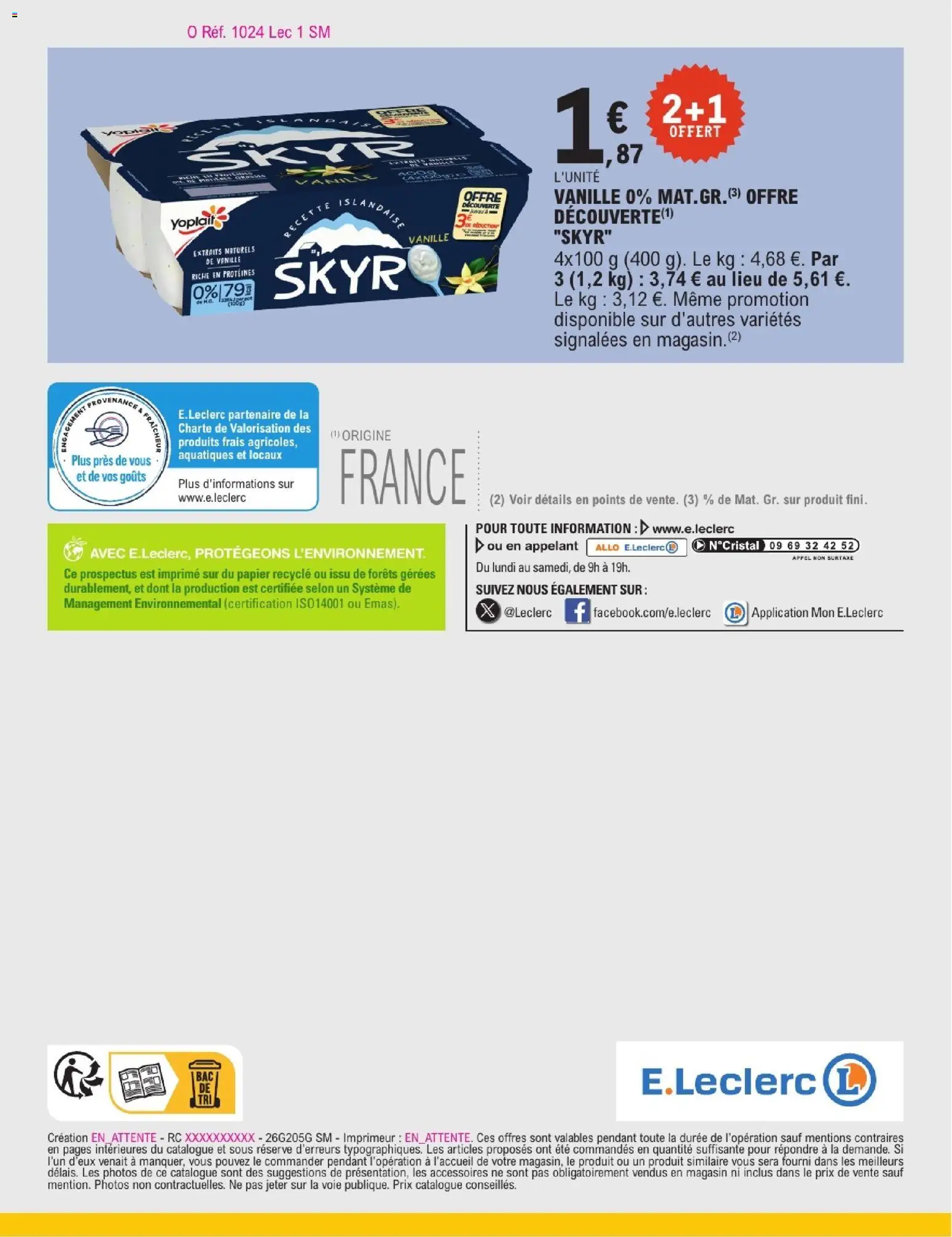 {H1} | Page: 12 | Produits: Skyr