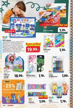 Kolaž papir, 25 listova, obostrani - Pregled kataloga iz trgovine Plodine, vrijedi od 13.08.2026 | Stranica: 26 | Proizvodi: Kist, Ljepilo, Tempere, Plastelin
