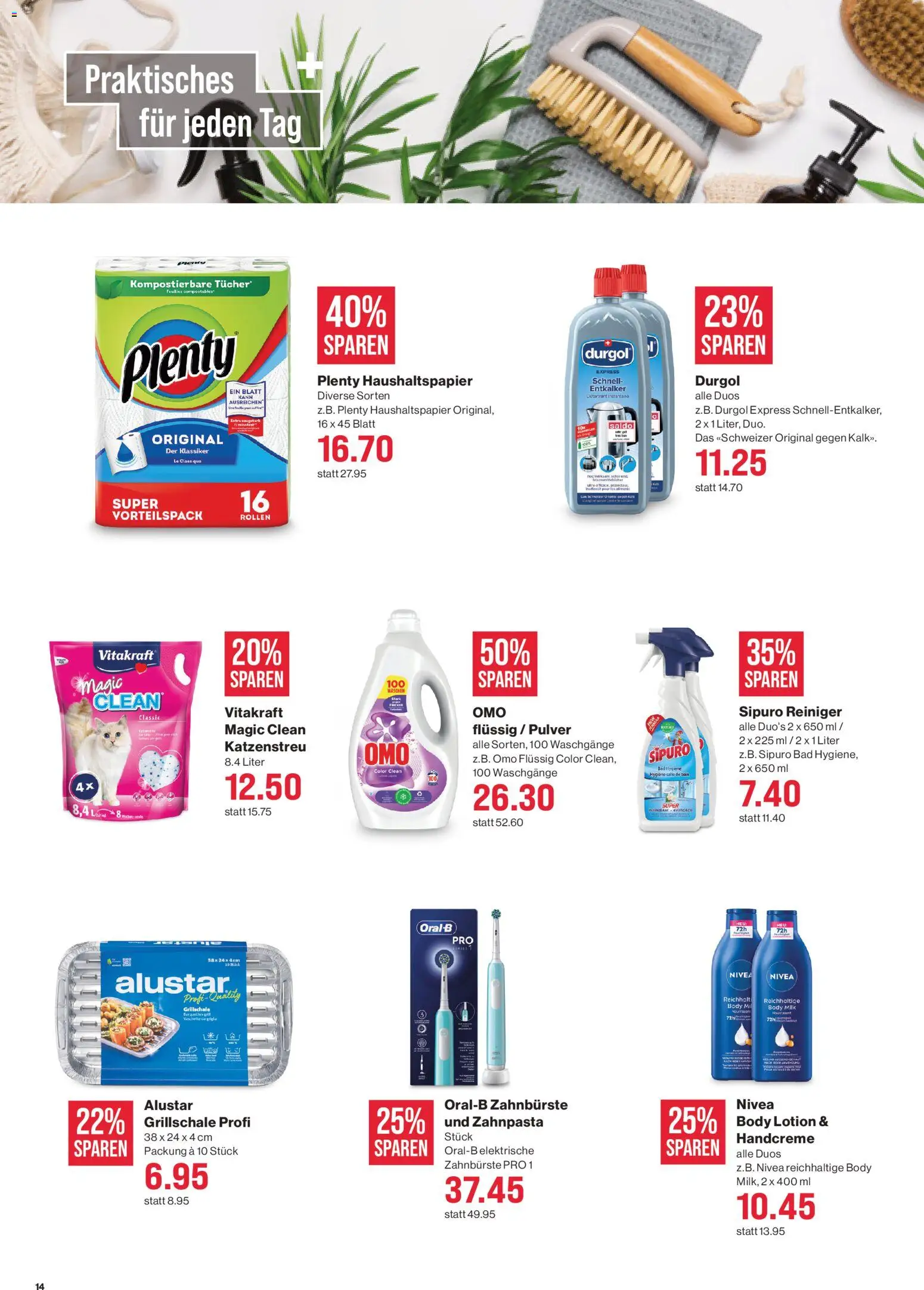 SPAR aktionen – gültig ab 13.08.2026 | Seite: 14 | Produkte: Bad, Zahnpasta, Zahnbürste, Body Lotion