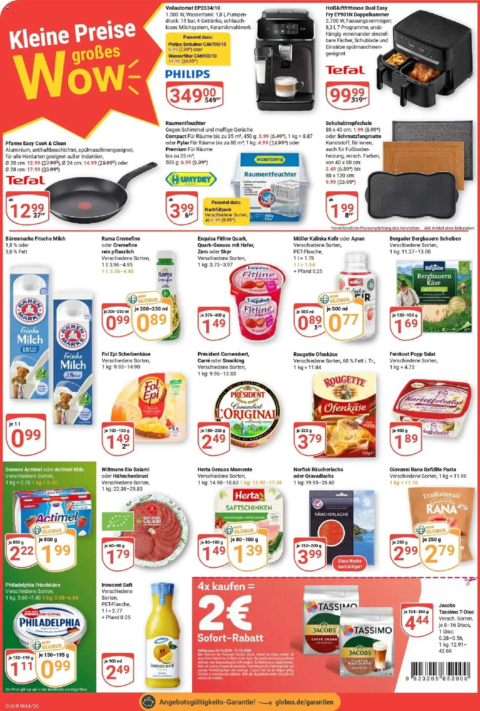 Globus Prospekt Duisburg (ab 26.10.2026) » Angebote online | Seite: 2 | Produkte: Rama, Milch, Skyr, Exquisa