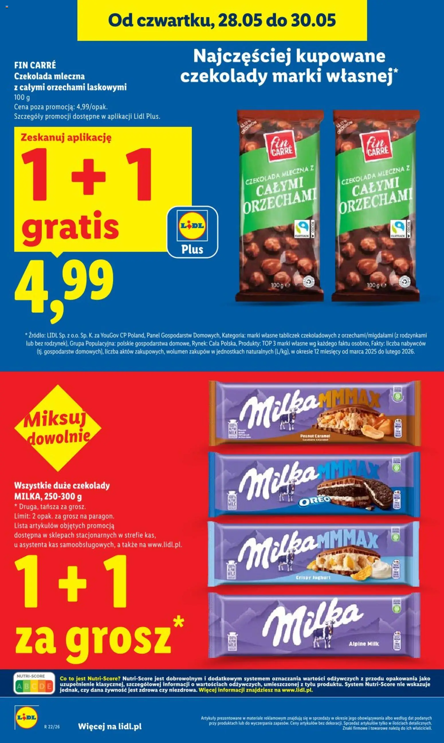 Lidl gazetka od 28.05.2026 | Strona: 12 | Produkty: Czekolady, Top, Czekolada mleczna, Czekolada