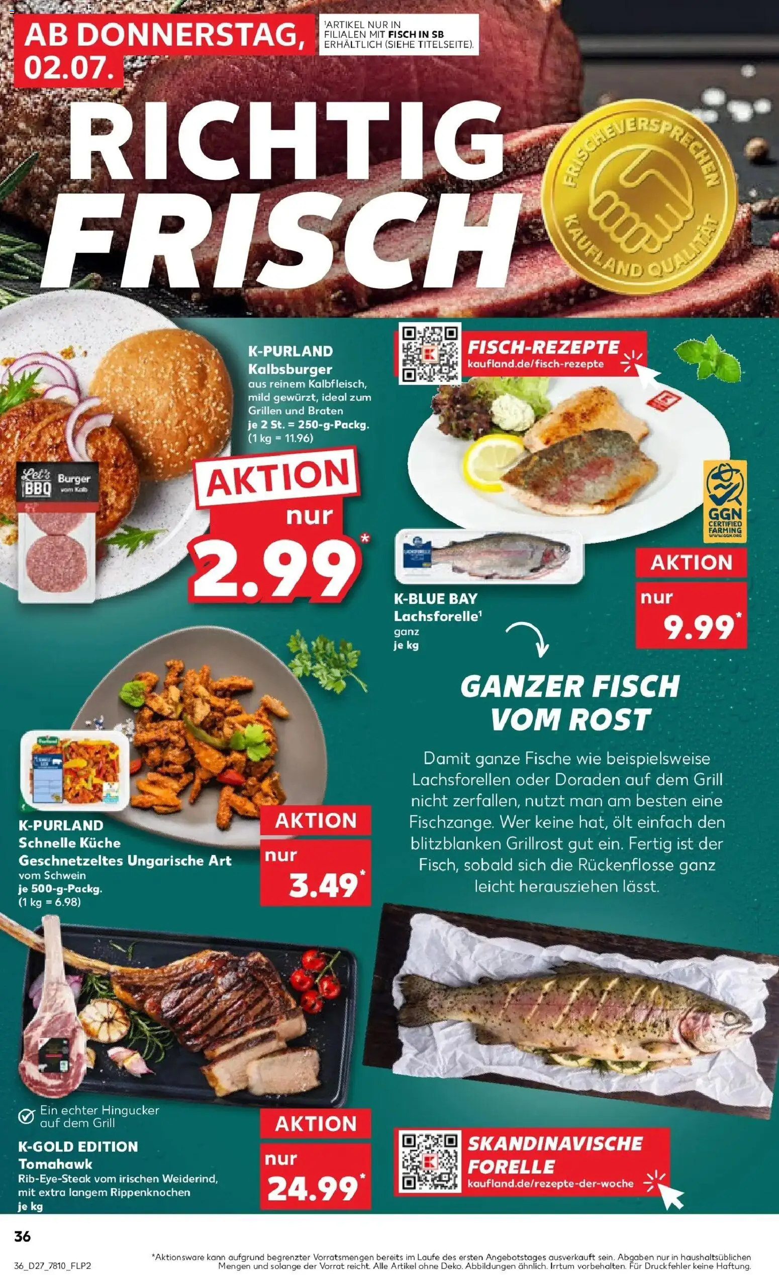 Kaufland Prospekt Landsberg Am Lech – gültig ab 29.06.2026 | Seite: 47 | Produkte: Grill, Küche, Burger, Fisch