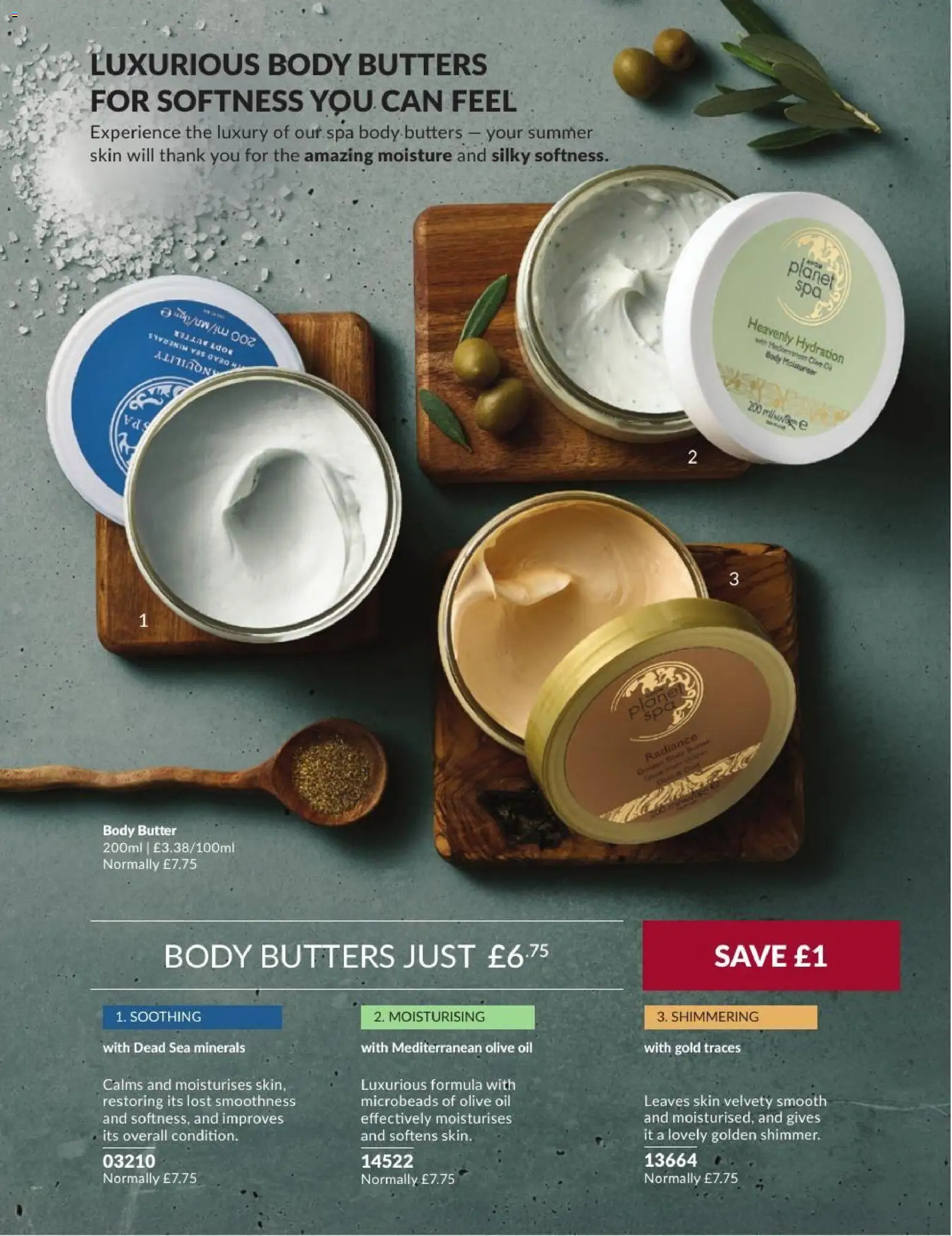 {H1} | Page: 173 | Products: Olive oil, Butter, Oil