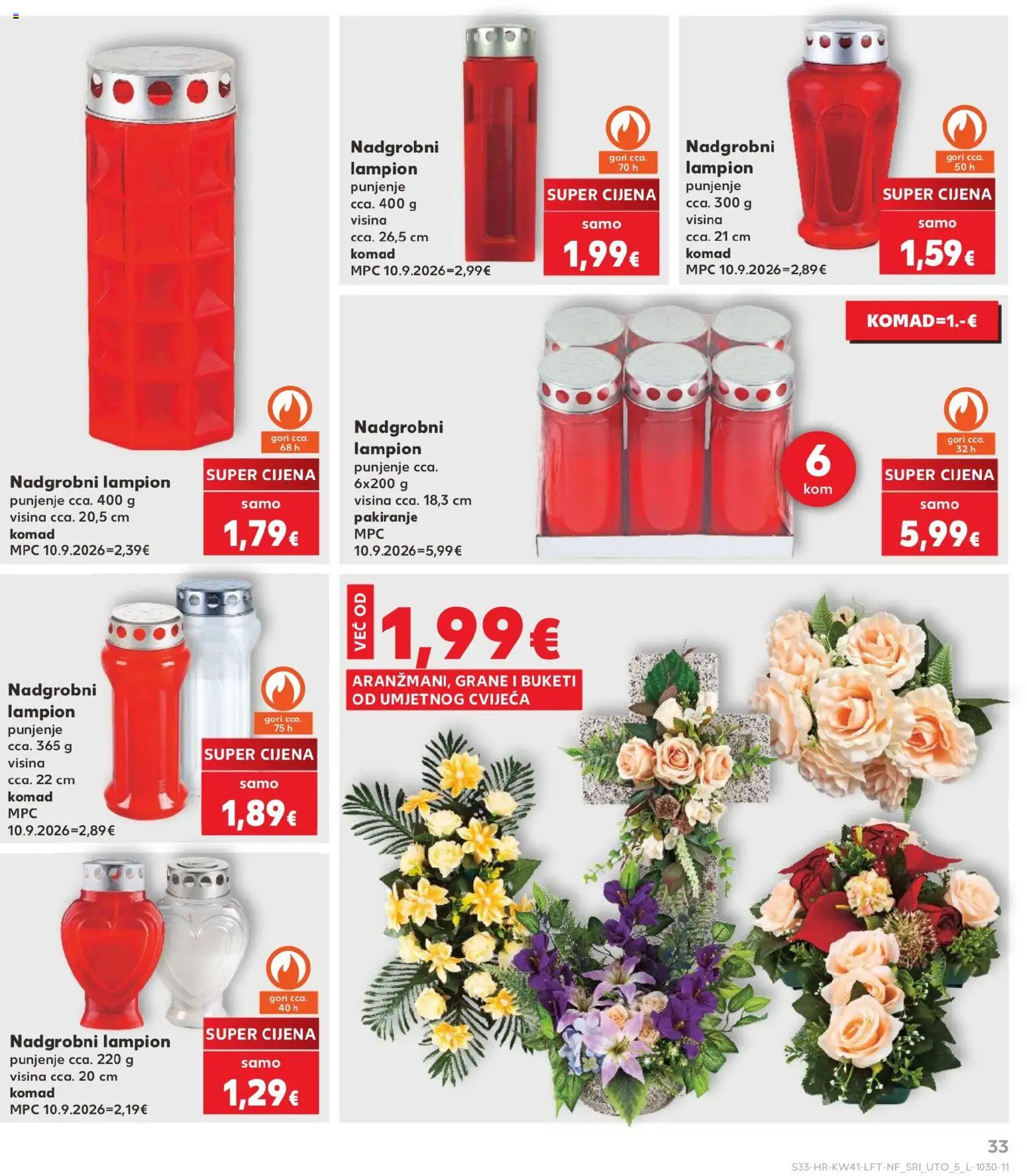 Kaufland katalog | vrijedi od 07.10.2026 | Stranica: 33 | Proizvodi: Lampion