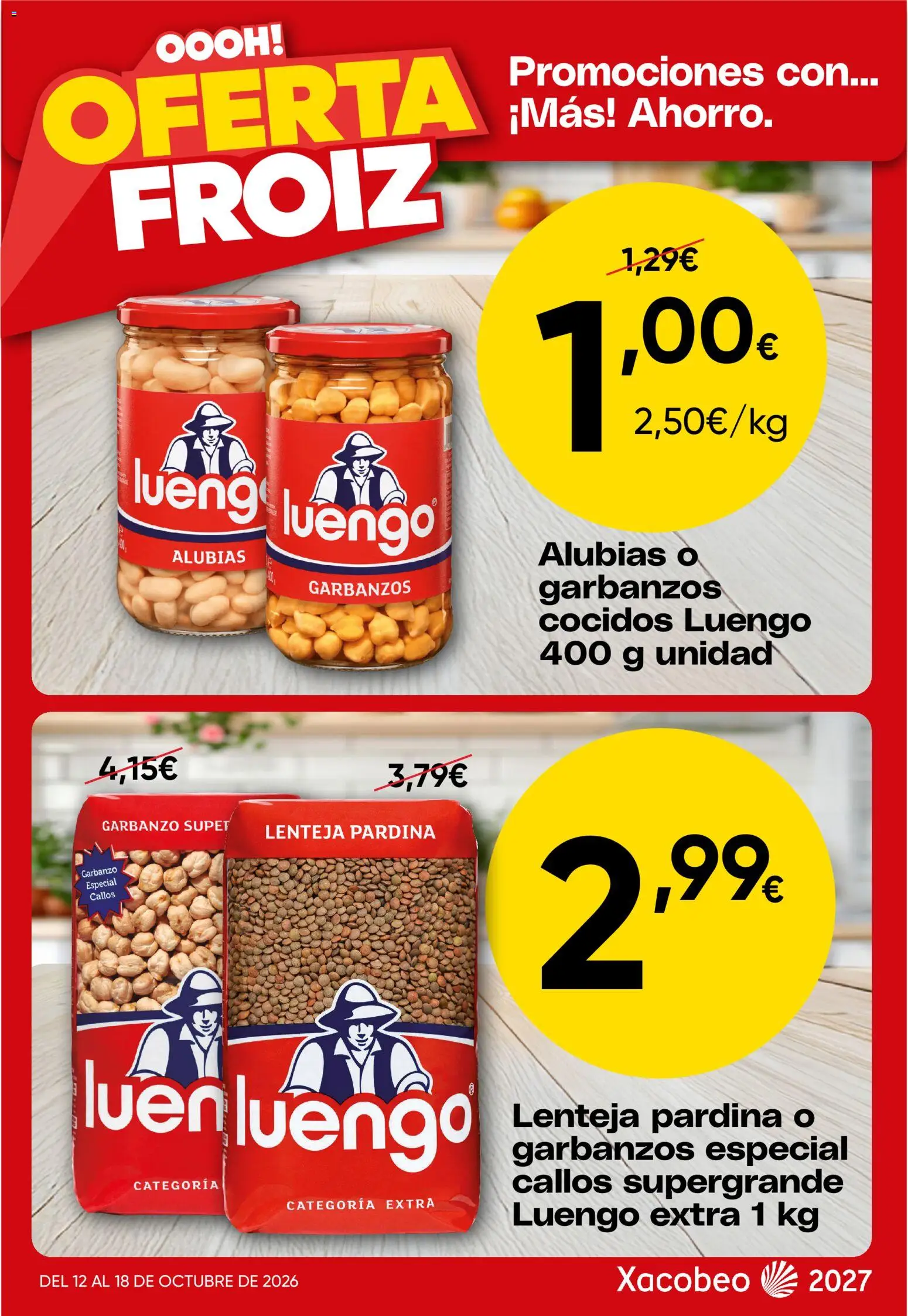 Froiz Oferta semanal │ válido desde el 12/10/2026 | Página: 4 | Productos: Callos
