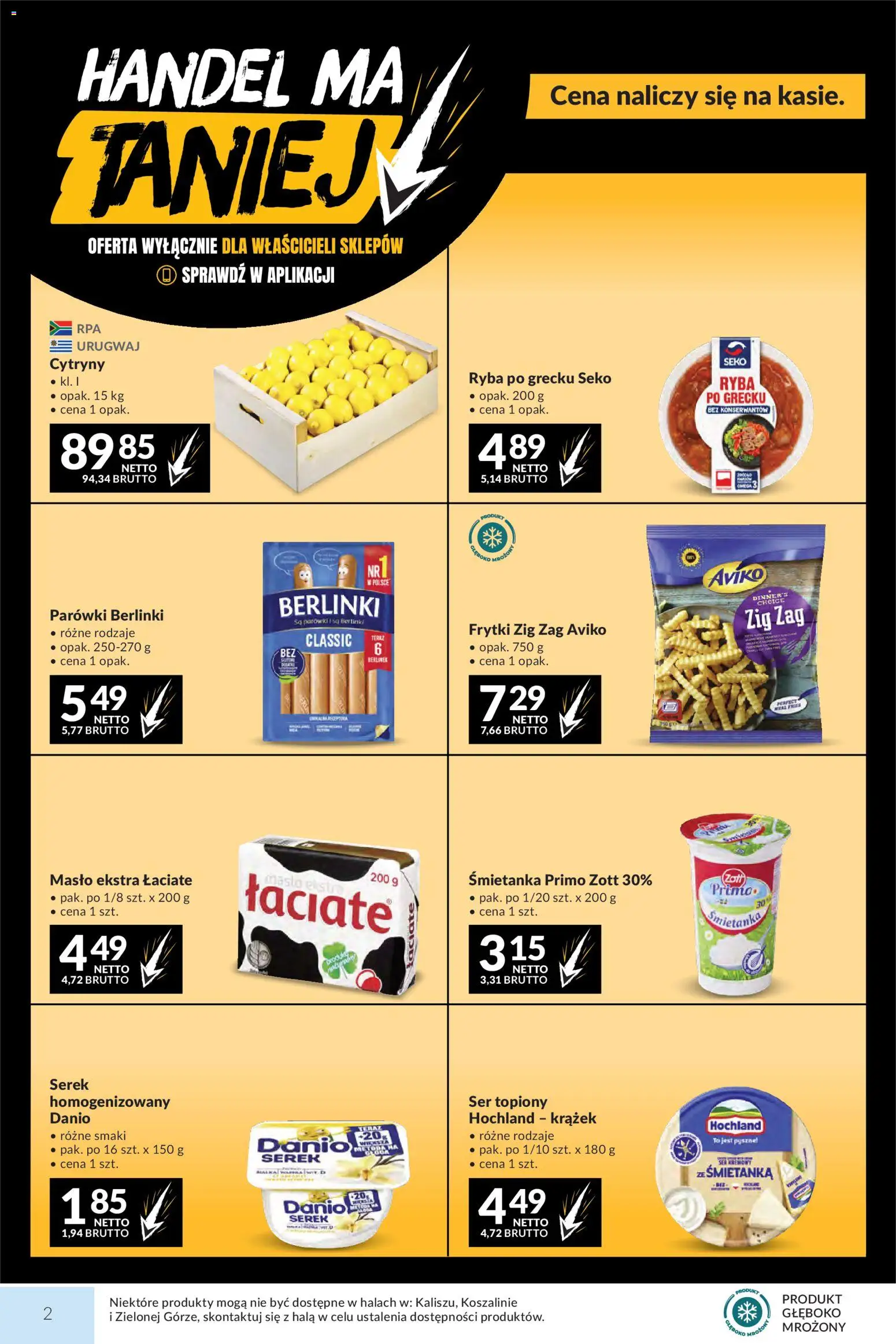Makro gazetka od 29.09.2026 | Strona: 2 | Produkty: Ryba po grecku, Ser, Frytki, Ryba