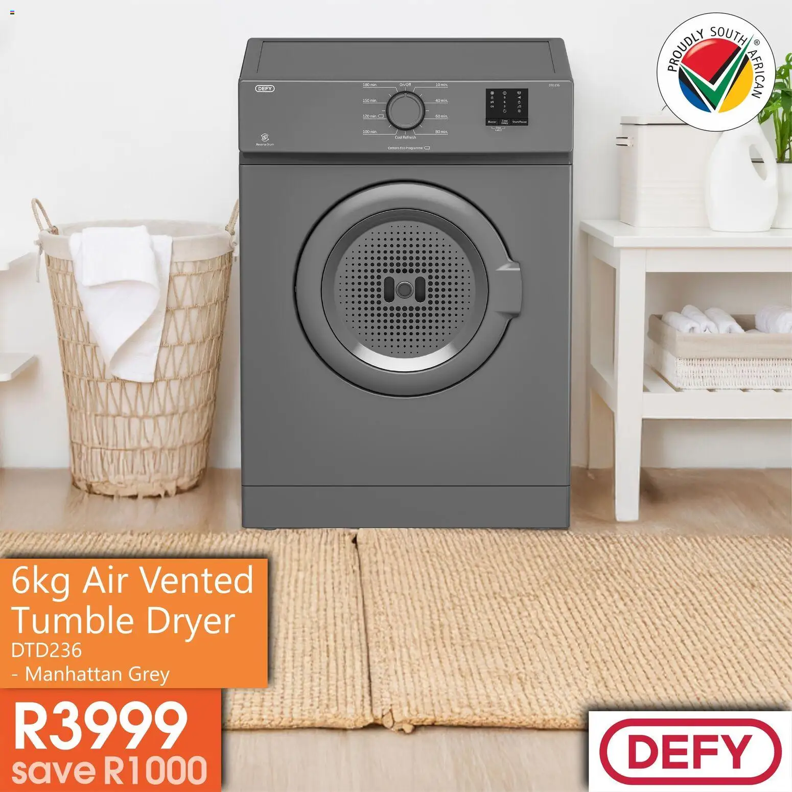 New Tafelberg Furnishers catalogue – valid from 27.05.2026 | Page: 7 | Products: Dryer, Tumble dryer