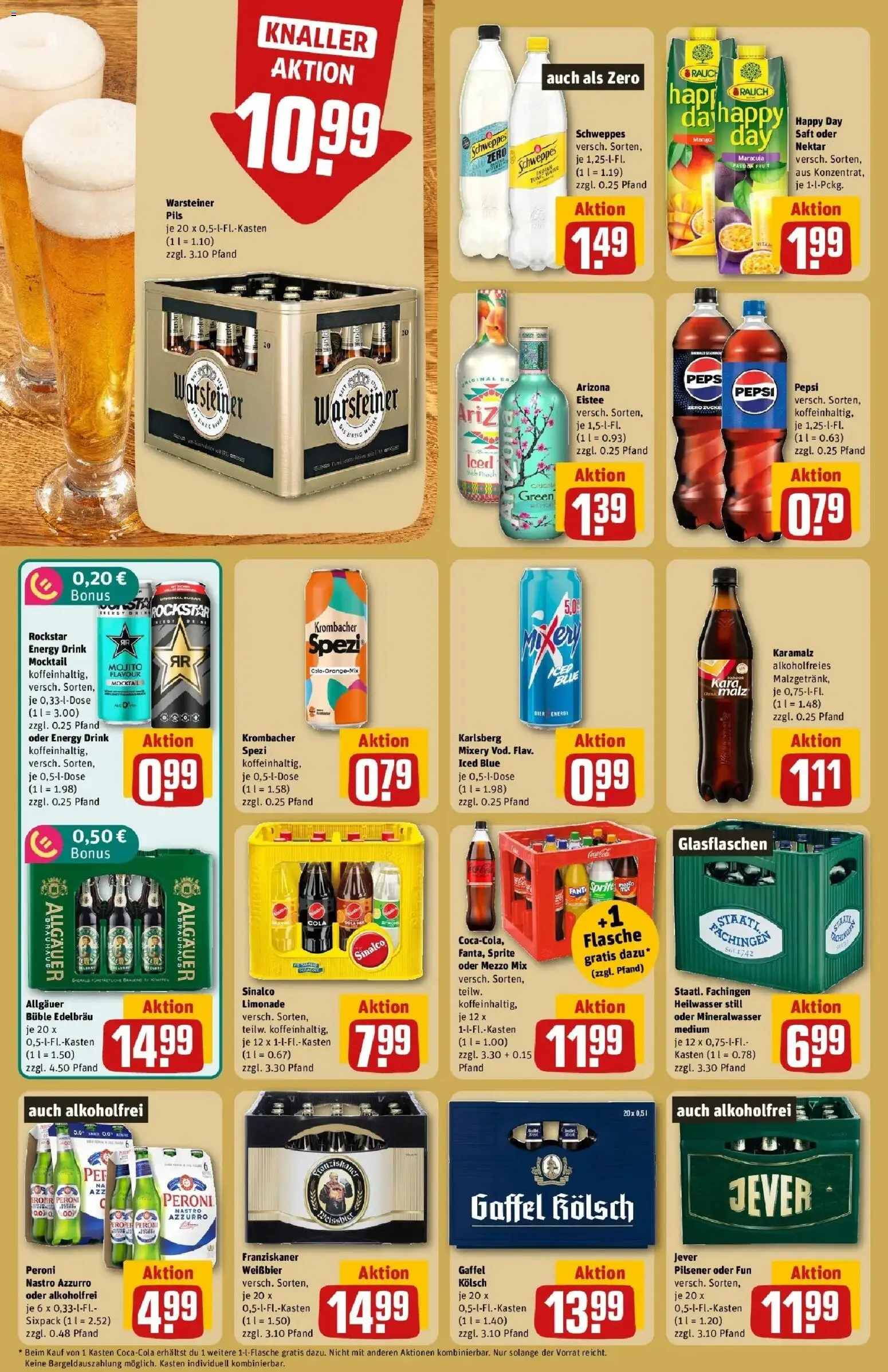 REWE Prospekt ab 12.10.2026 zum Blättern » Angebote | Seite: 20 | Produkte: Mezzo mix, Sprite, Mango, Mixery