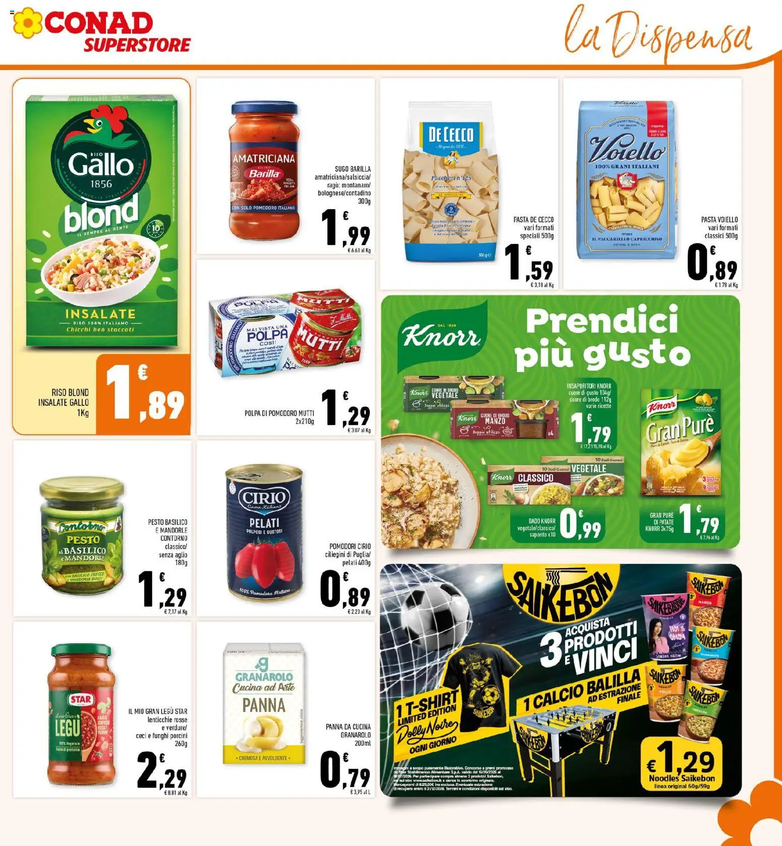 Volantino Conad del 20.05.2026 | Pagina: 19 | Prodotti: Riso, Panna, Mandorle, Mutti