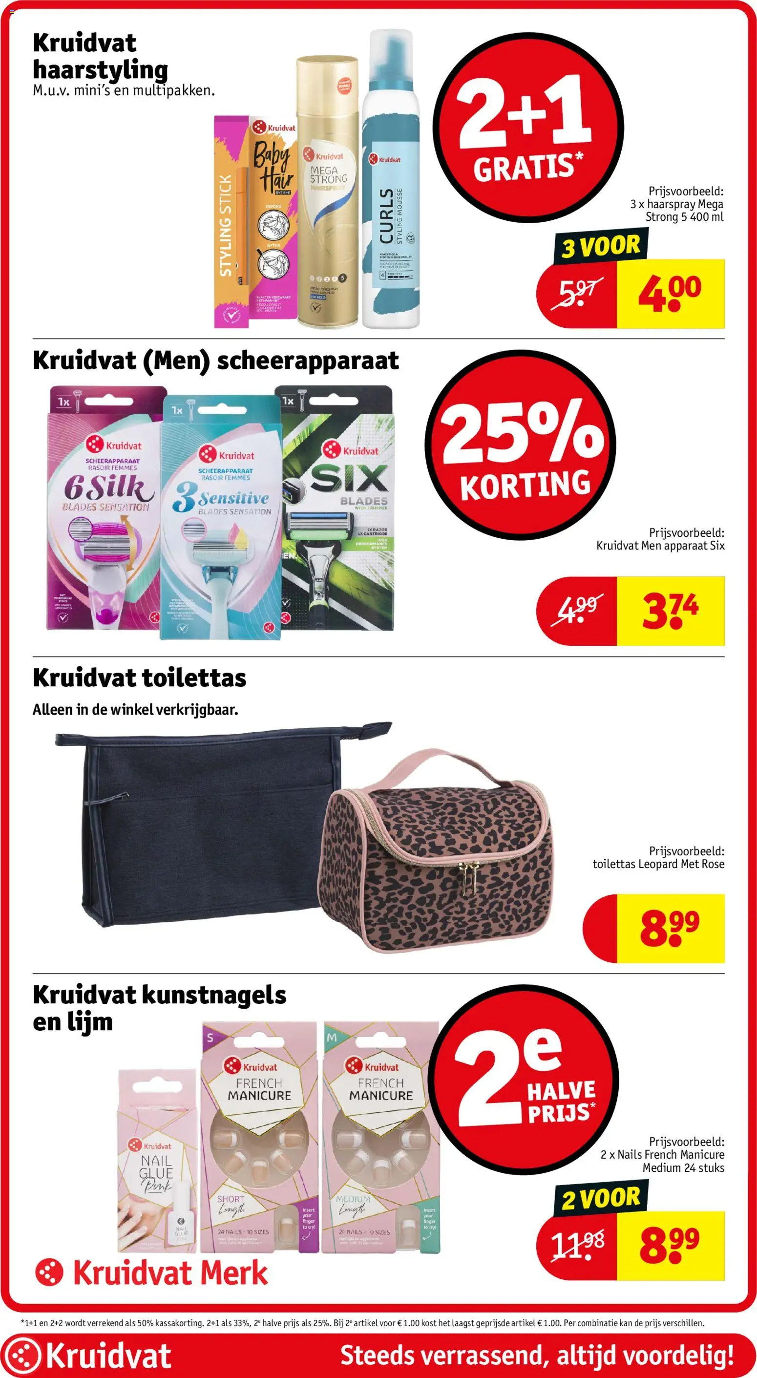 {H1} | Pagina: 46 | Producten: Scheerapparaat, Pet, Haarspray, Kan