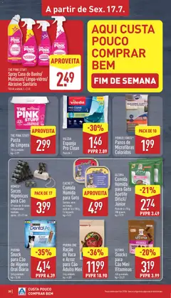 Pré-visualização Aldi folheto válido de 13/07/2026 | Página: 30 | Produtos: Purina one, Esponja, Arroz, Pá