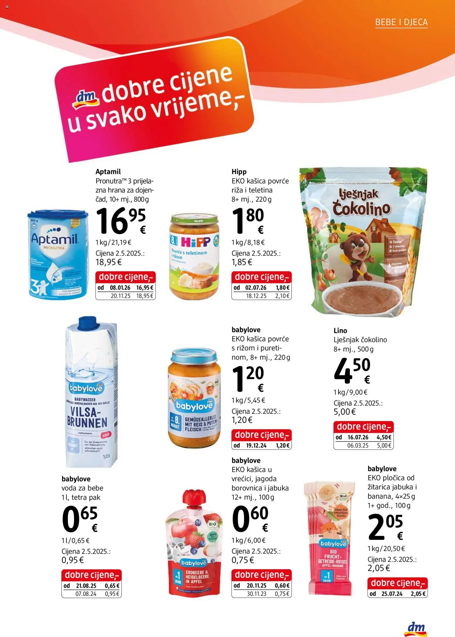 DM katalog | vrijedi od 01.10.2026 | Stranica: 13 | Proizvodi: Riža, Lješnjak, Borovnica, Čokolino