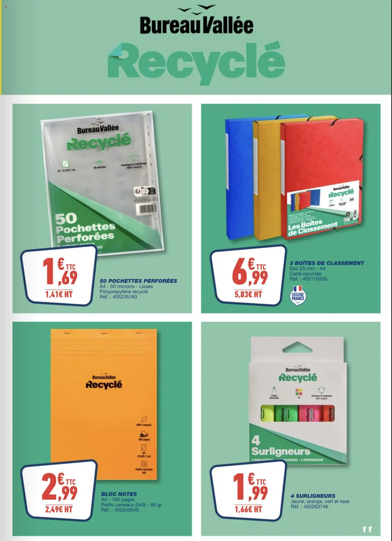 {H1} | Page: 11 | Produits: Bureau