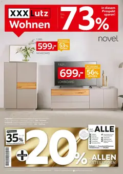 XXXLutz Bis zu 73% auf Wohnen ab 05.09.2026 gültig