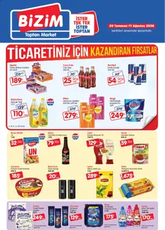 29 Temmuz 2026 tarihinden itibaren geçerli olan Bizim Toptan kataloğu önizlemesi
