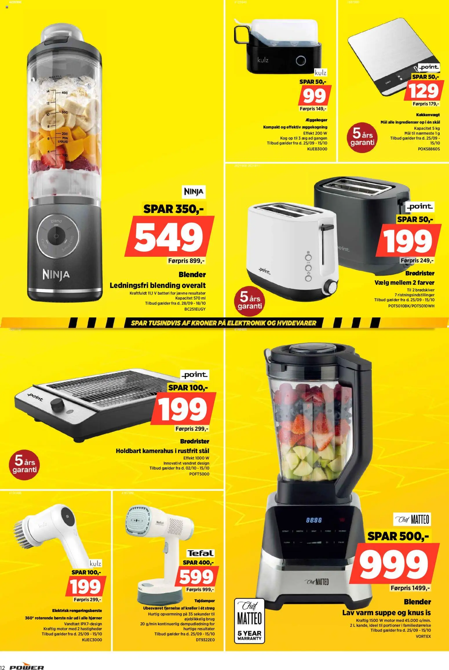 Power tilbudsavis – gyldig fra 02/10/2026 | Side: 12 | Produkter: Børste, Æg, Suppe, Batteri