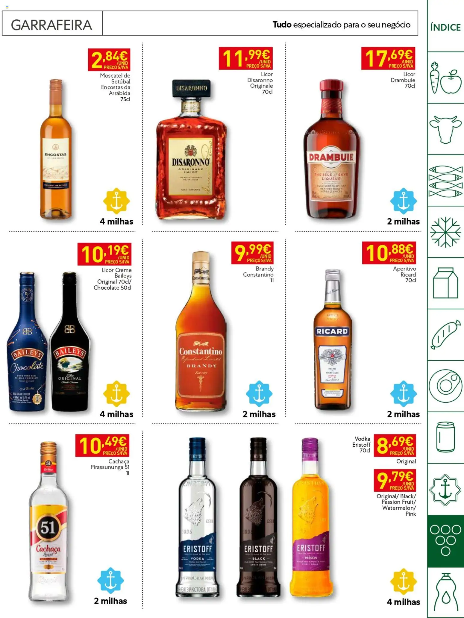 Recheio folheto Horeca │ válido de 20/10/2026 | Página: 23 | Produtos: Whisky, Brandy, Creme, Vodka