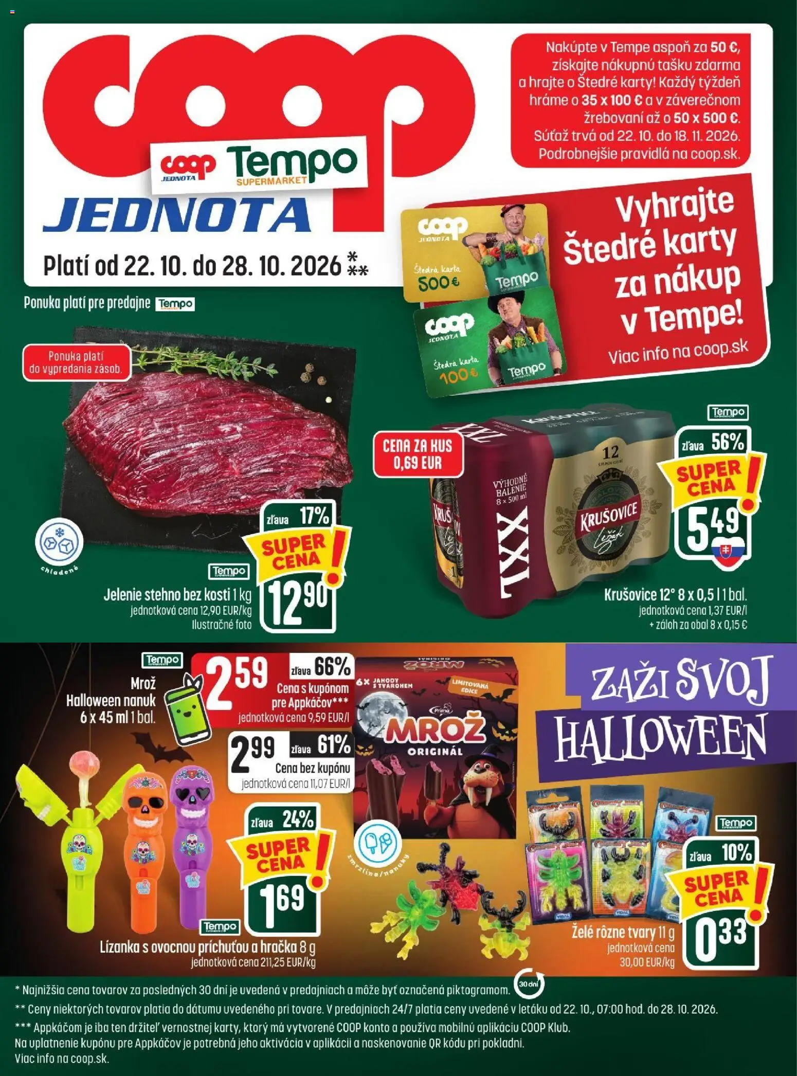 Nové COOP Jednota akcie – leták je platný od 22.10.2026 | Strana: 25
