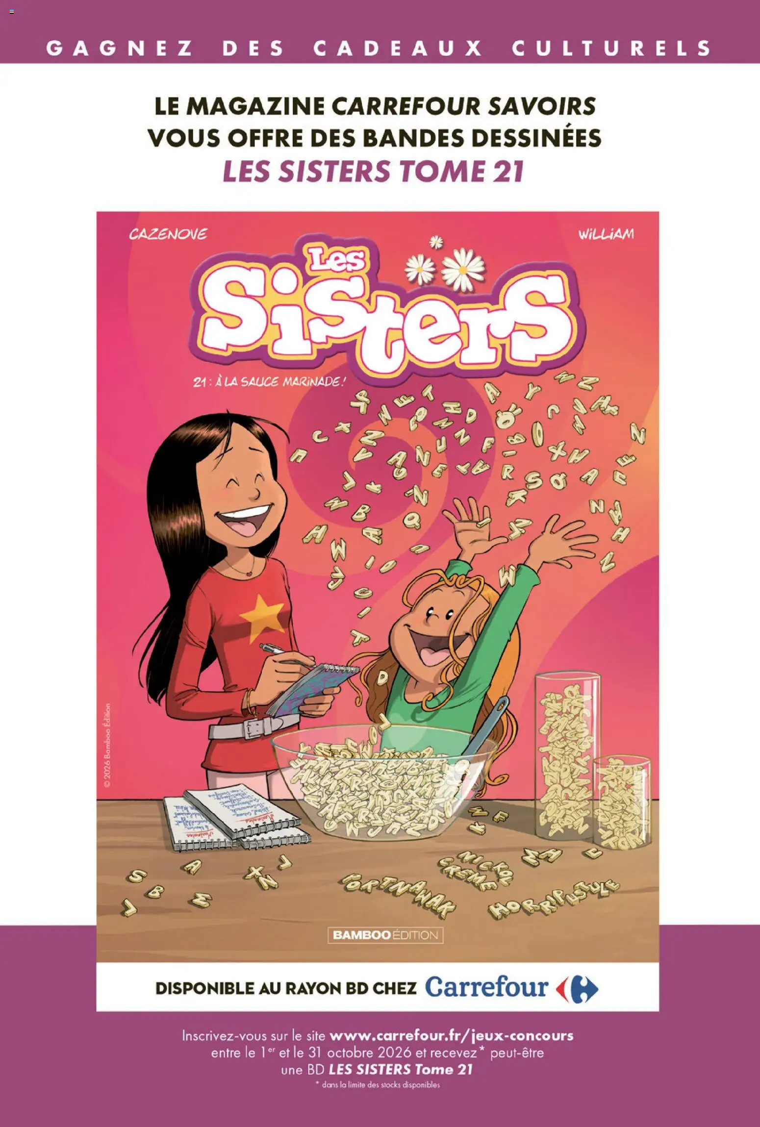 {H1} | Page: 22 | Produits: Magazine, Crème, Bande dessinée