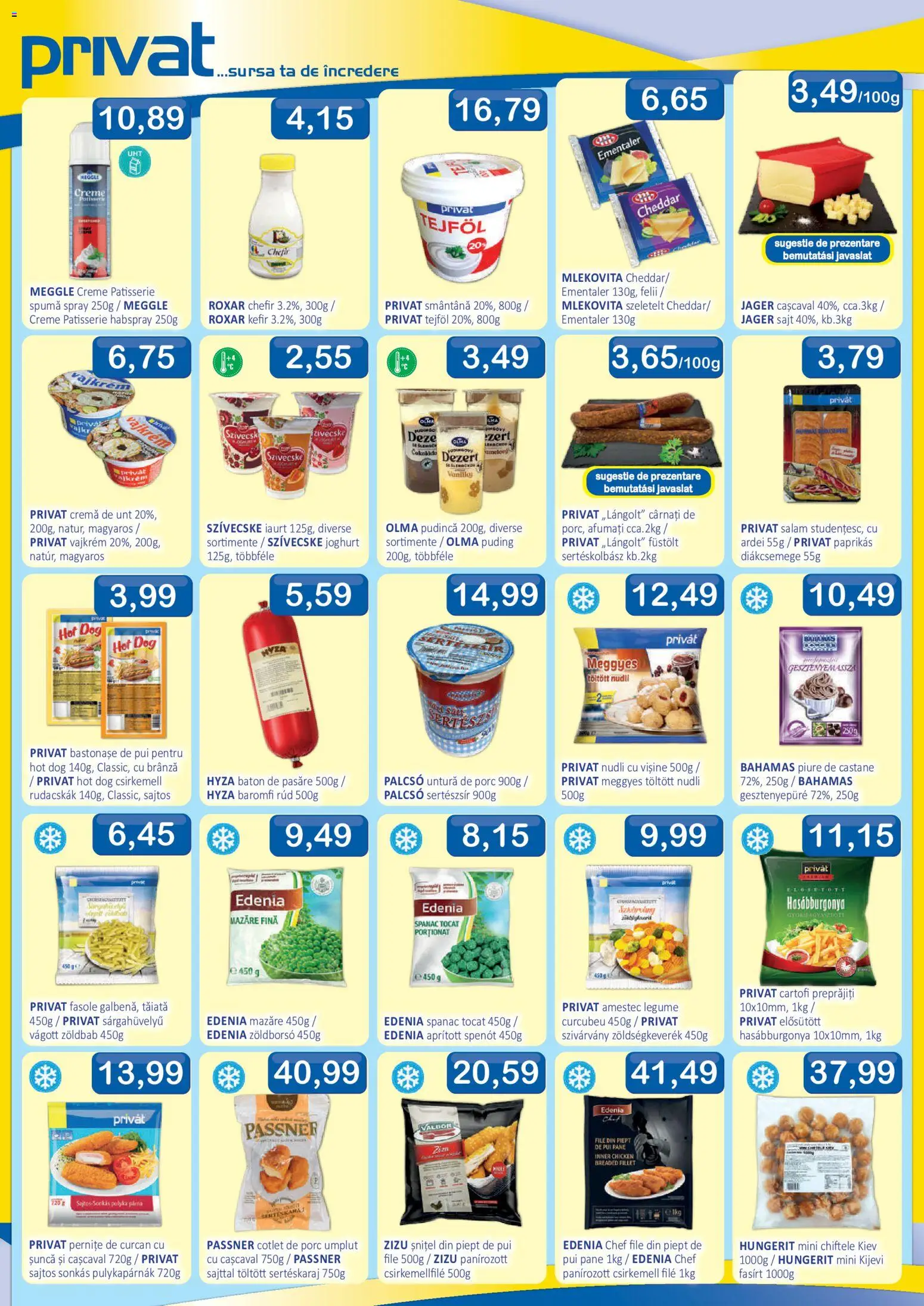 Noul catalog CBA – valabil de la 15.05.2026 | Pagină: 2 | Produse: Mazăre, Hacıyatmaz Kedi Oyuncağı, Smântână, Chiftele
