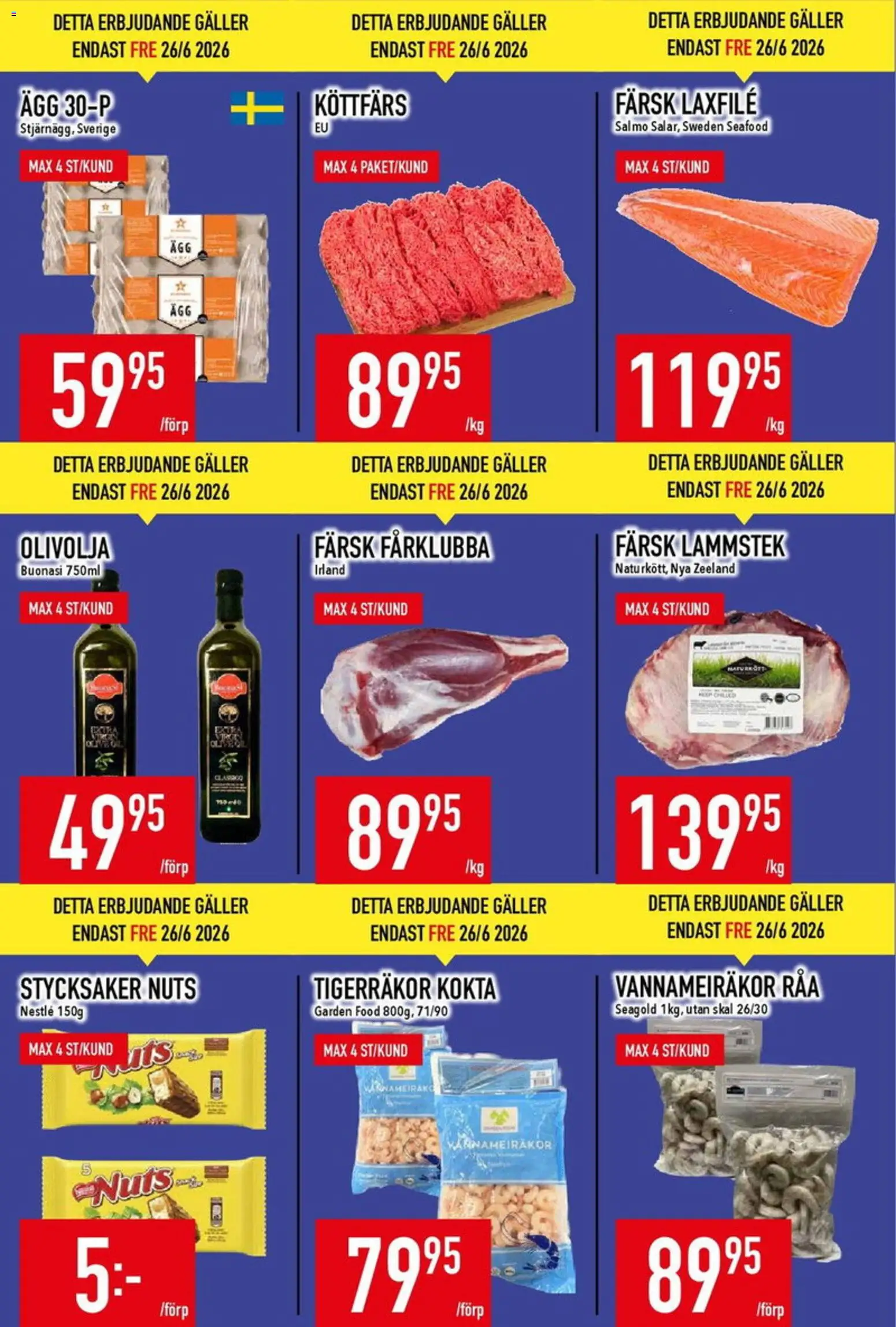 Matdax reklamblad aktuell från 22/06/2026 | Sida: 4