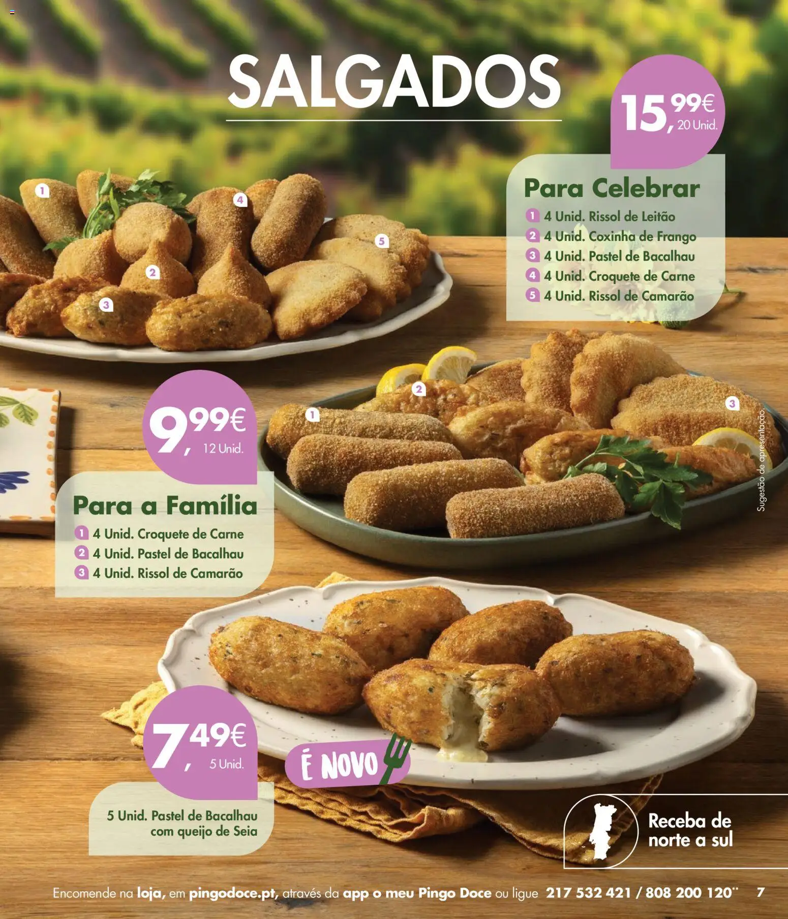 Pingo Doce Encomendas de Páscoa │ válido de 03.03.2026 | Página: 7 | Produtos: Bacalhau, Frango, Camarão, Carne