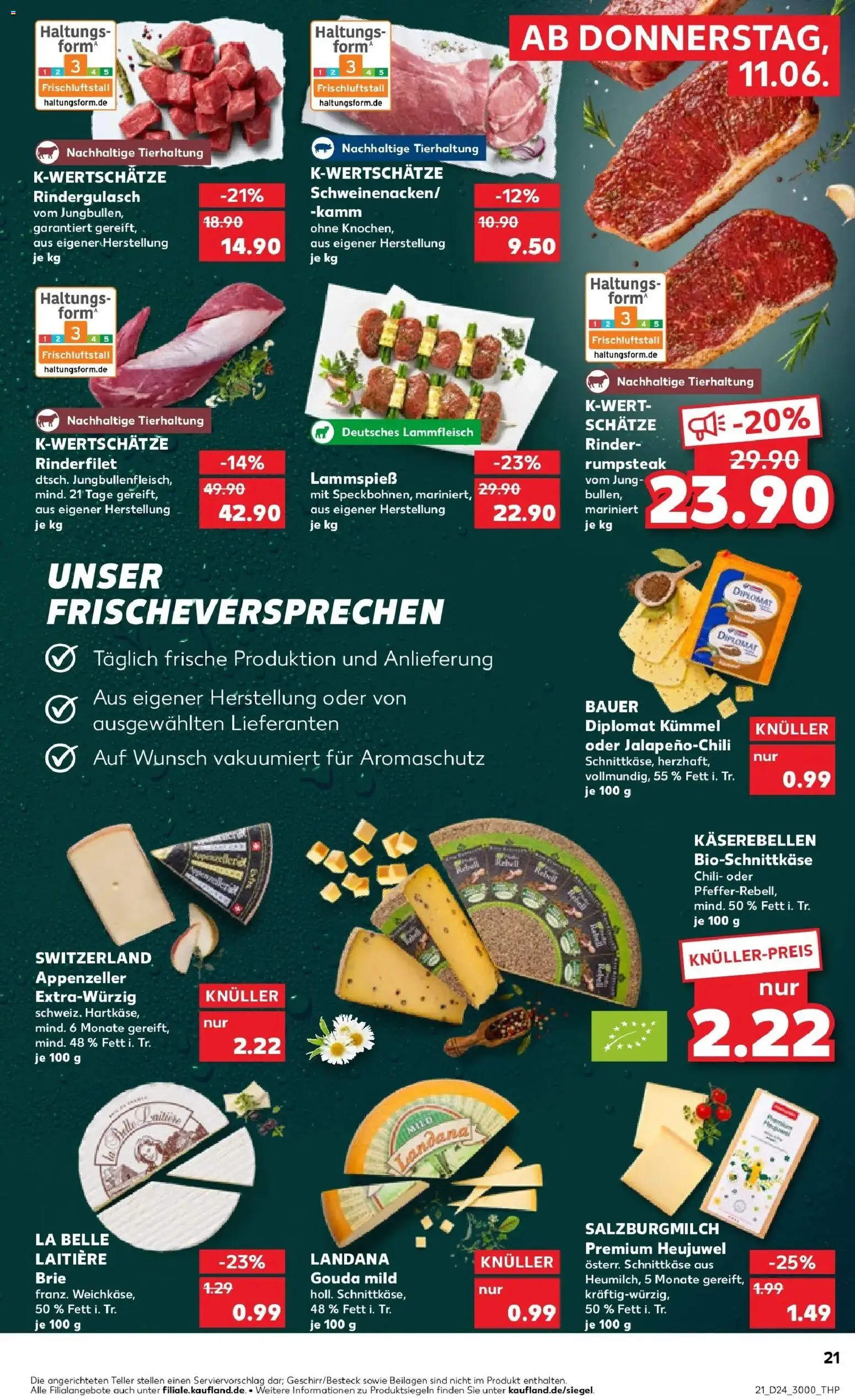 Kaufland Prospekt Bietigheim-Bissingen – gültig ab 08.06.2026 | Seite: 30 | Produkte: Rumpsteak, Rindergulasch, Rinderfilet, Steak