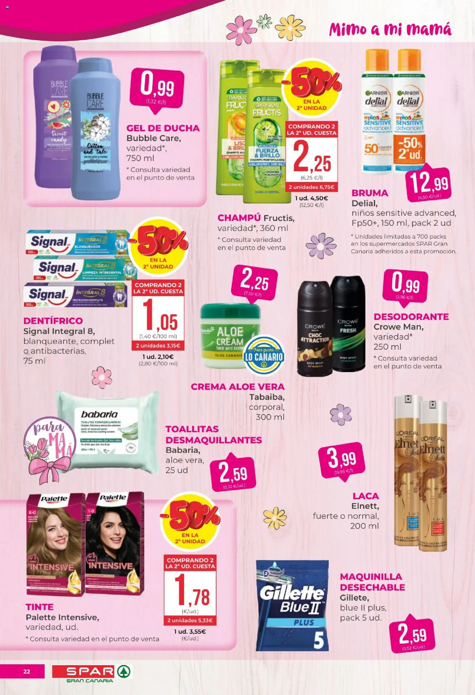 Spar folleto │ válido desde el 17.04.2026 | Página: 22 | Productos: Tinte, Champú, Desodorante, Crema