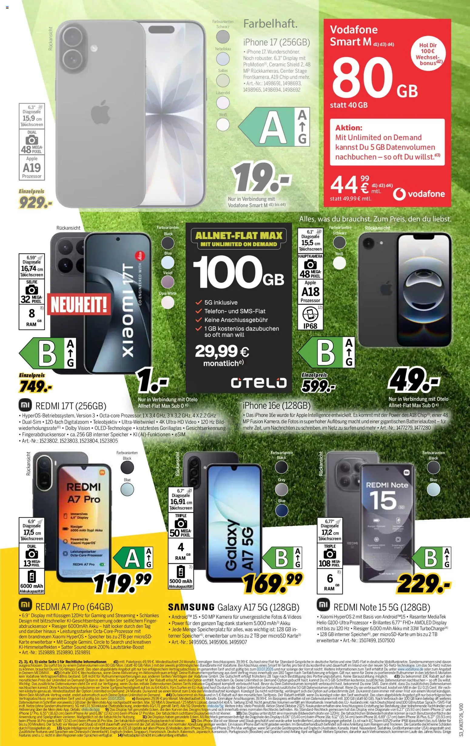 Medimax Prospekt – gültig ab 27.06.2026 | Seite: 3 | Produkte: Kamera, Samsung, Apple, Telefon