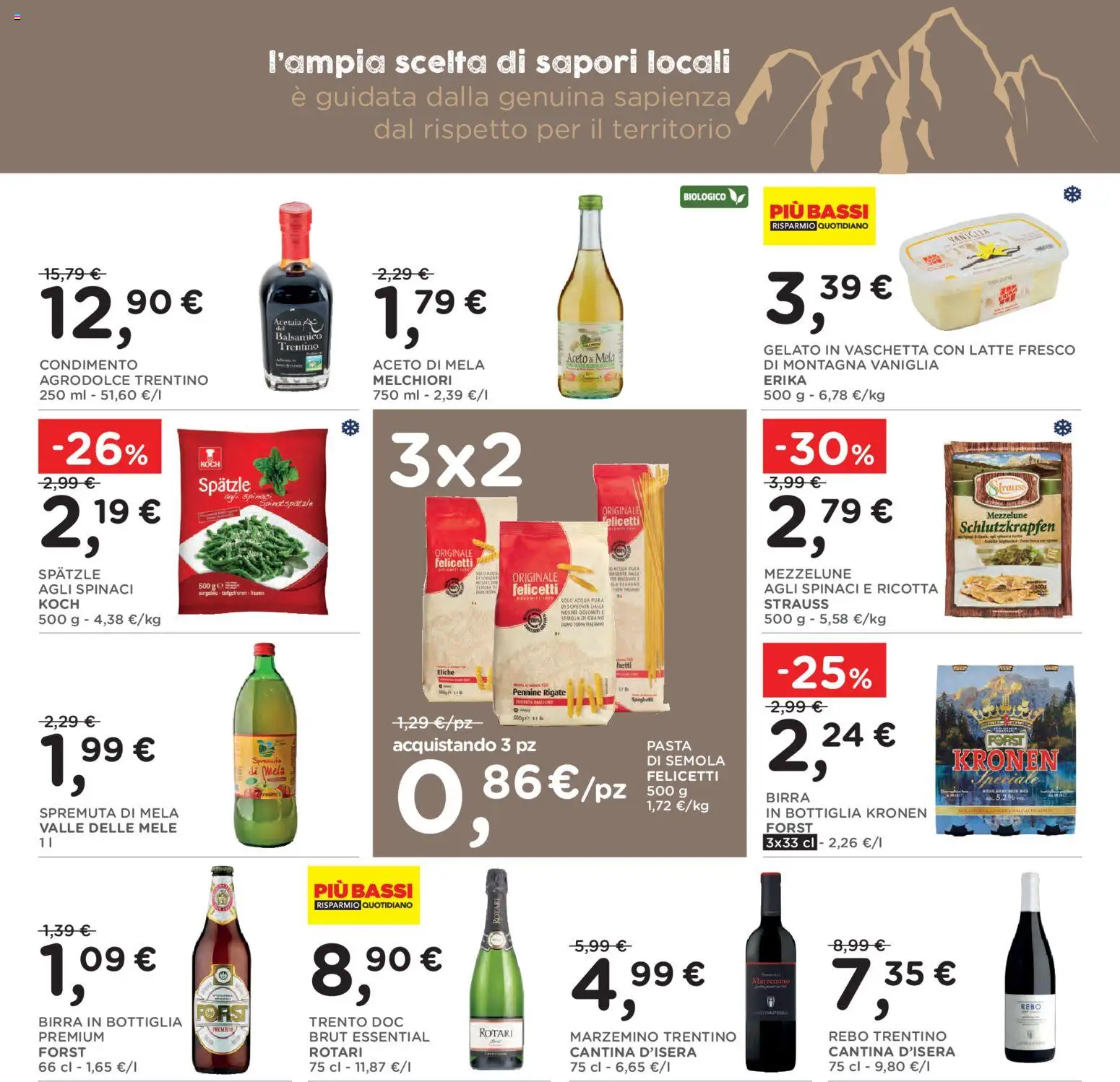 Volantino Poli del 14/10/2026 | Pagina: 5 | Prodotti: Birra, Gelato, Spinaci, Bottiglia