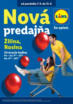 Lidl leták platný od 07.09.2026