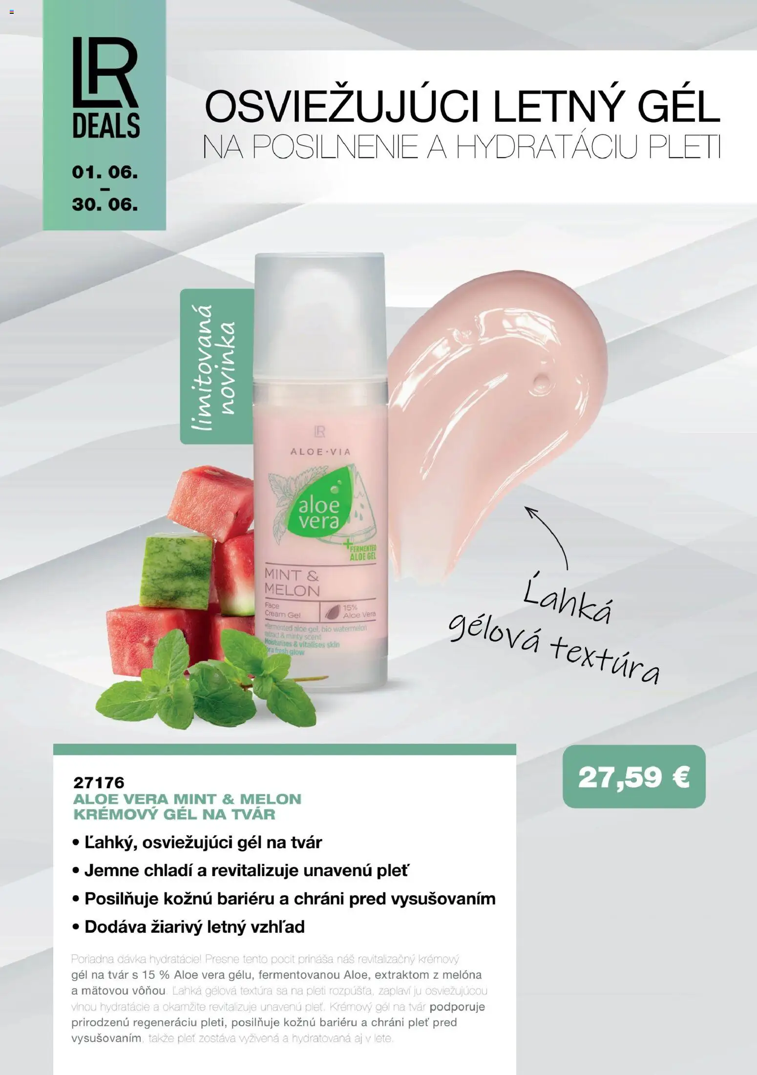 Nové LR akcie – leták je platný od 01.06.2026 | Strana: 10 | Produkty: Melón
