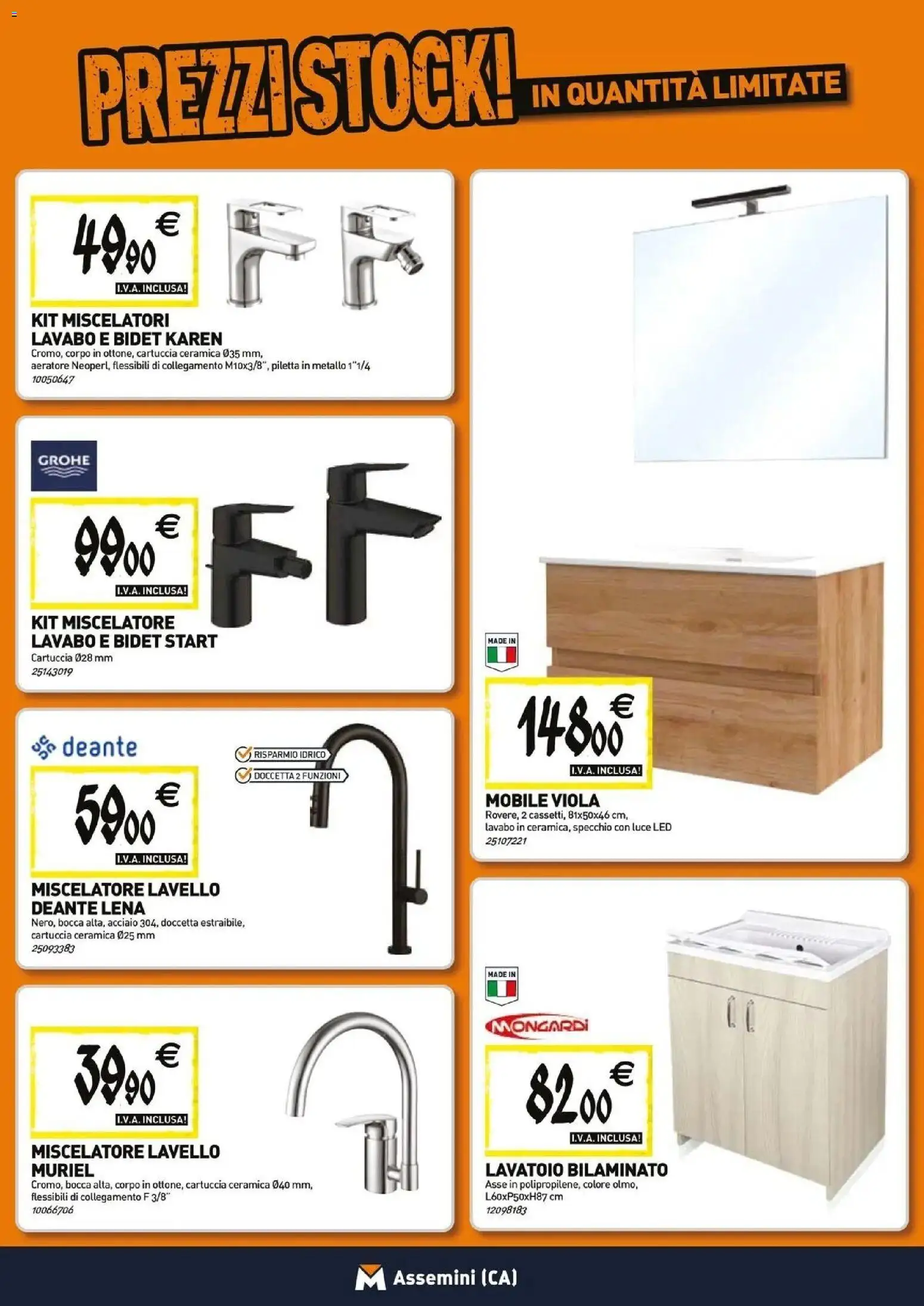 Nuovo TECNOMAT catalogo Assemini dal 27/08/2026 > offerte anteprima 🛍️ | Pagina: 5 | Prodotti: Mobile, Lavello, Specchio, Luce LED