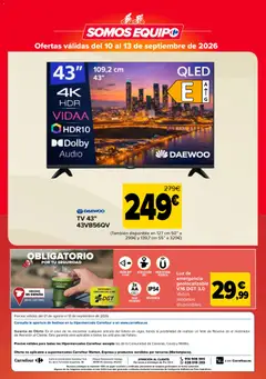 Vista previa Carrefour Sprint de ofertas válido desde el 21/08/2026 | Página: 18 | Productos: Omega, Televisión, Audio, Herramientas