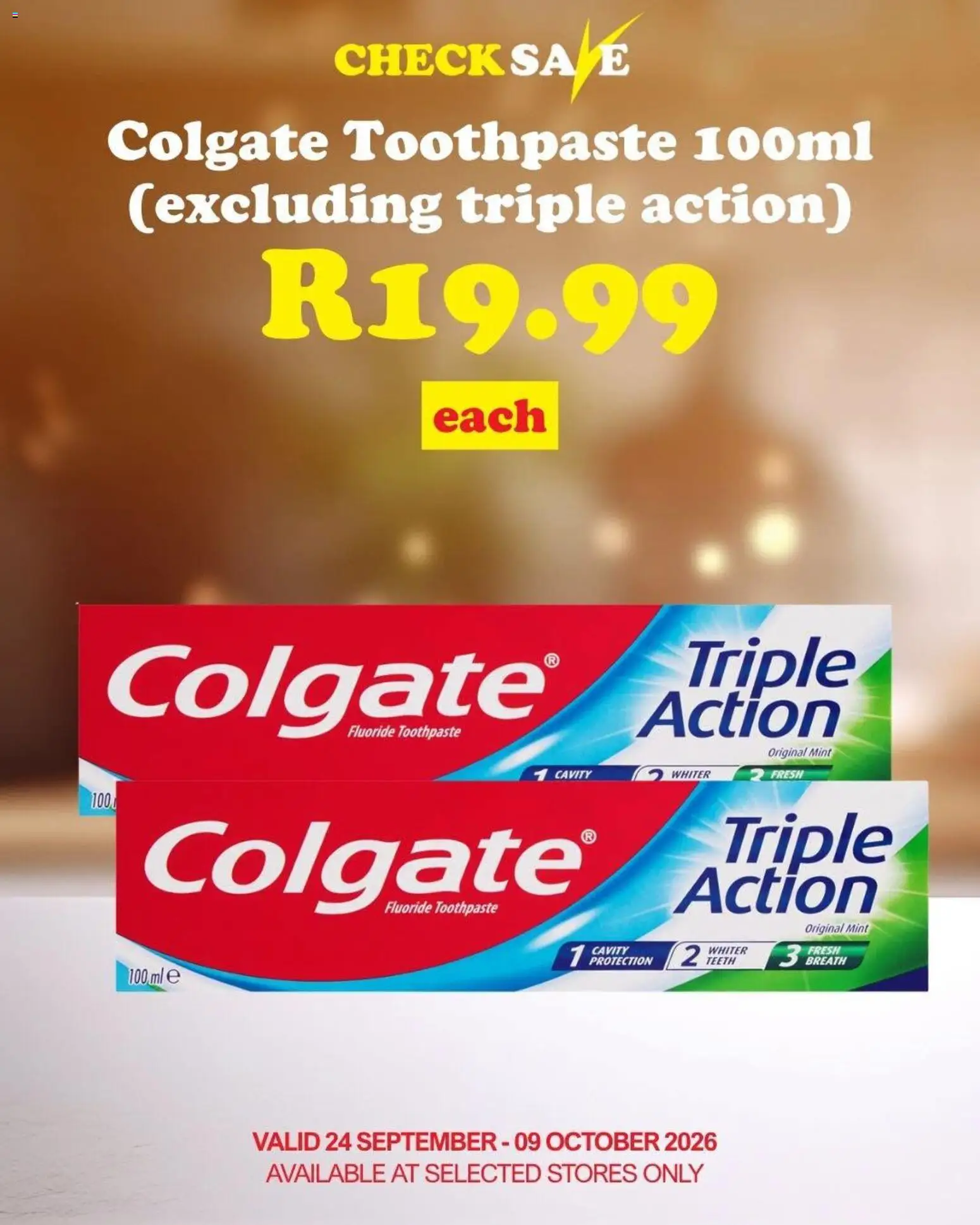 New Check Save catalogue – valid from 24/09/2026 | Page: 7 | Products: Toothpaste